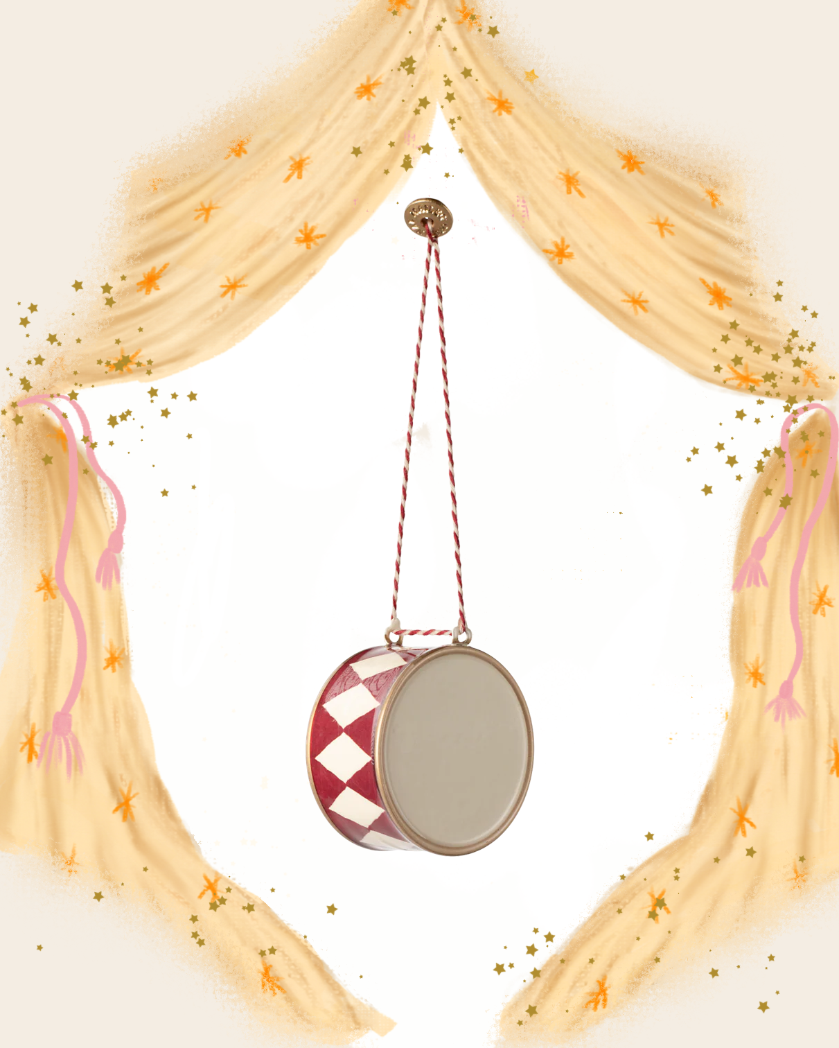Large Drum Ornament