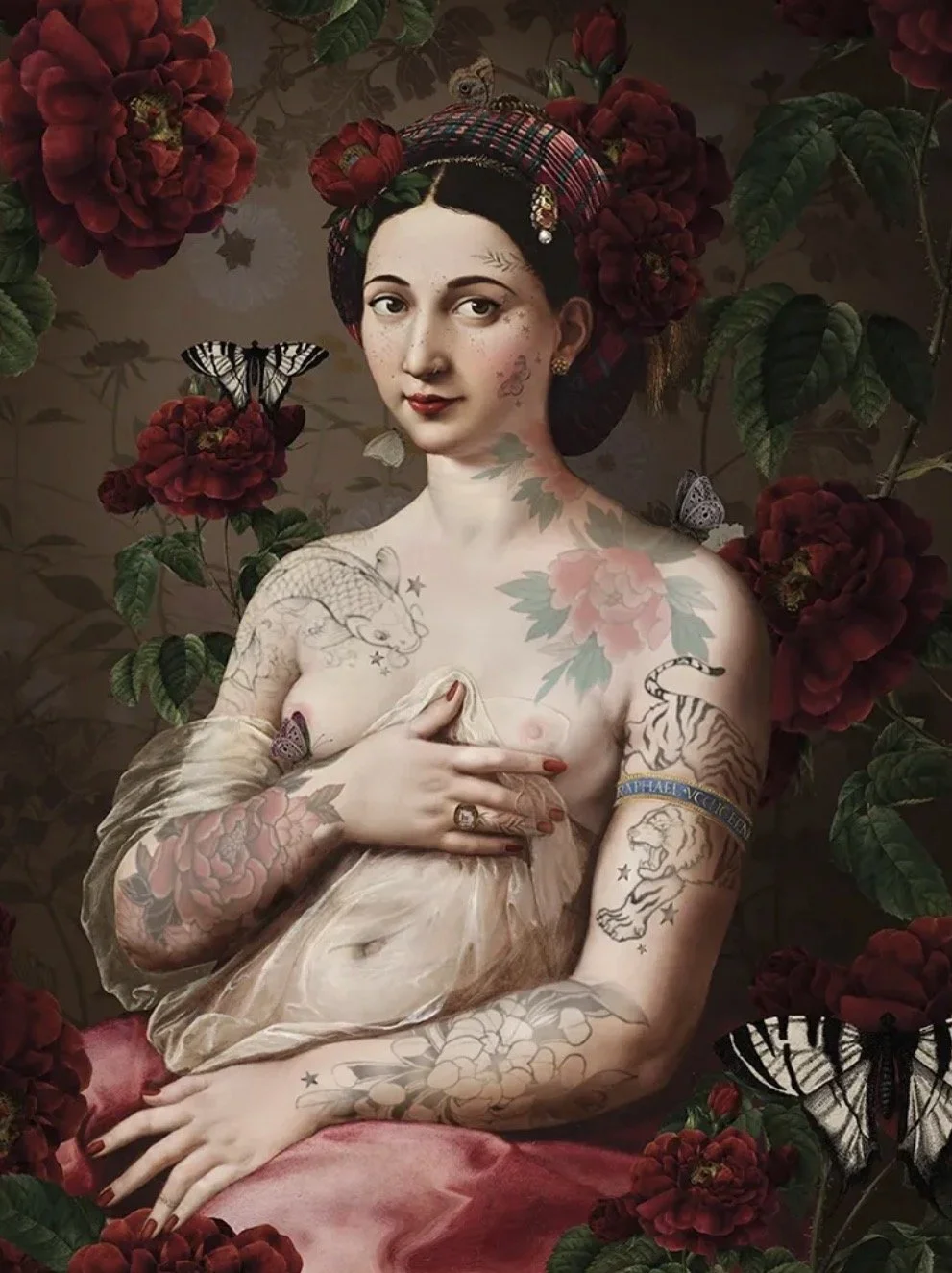 La Fornarina Print by Voglio Bene