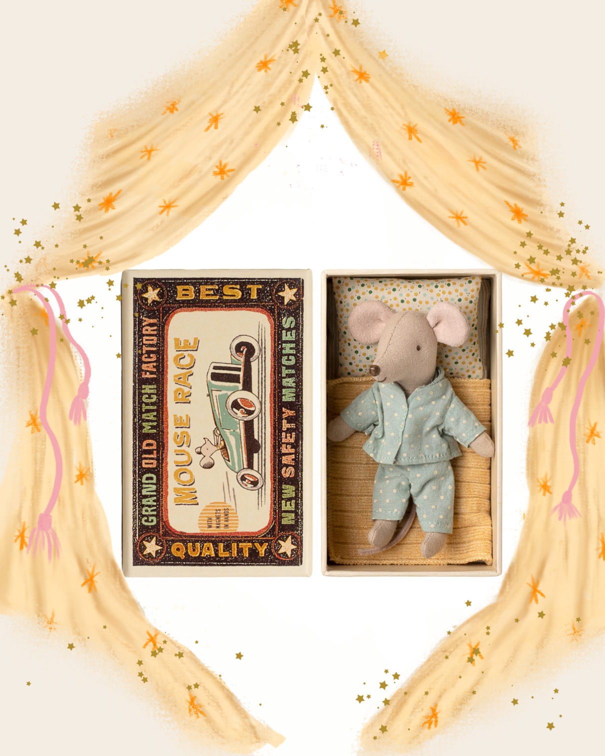 Little Brother Mouse in Matchbox