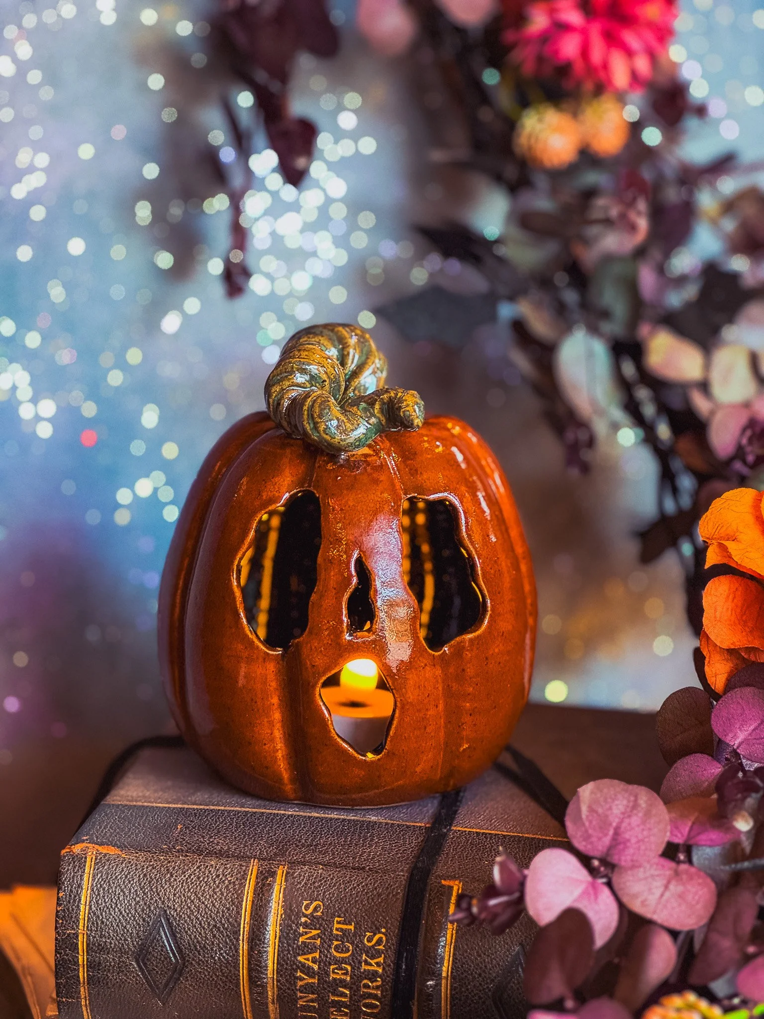 Alfred the Ceramic Pumpkin by Old Town Ceramics