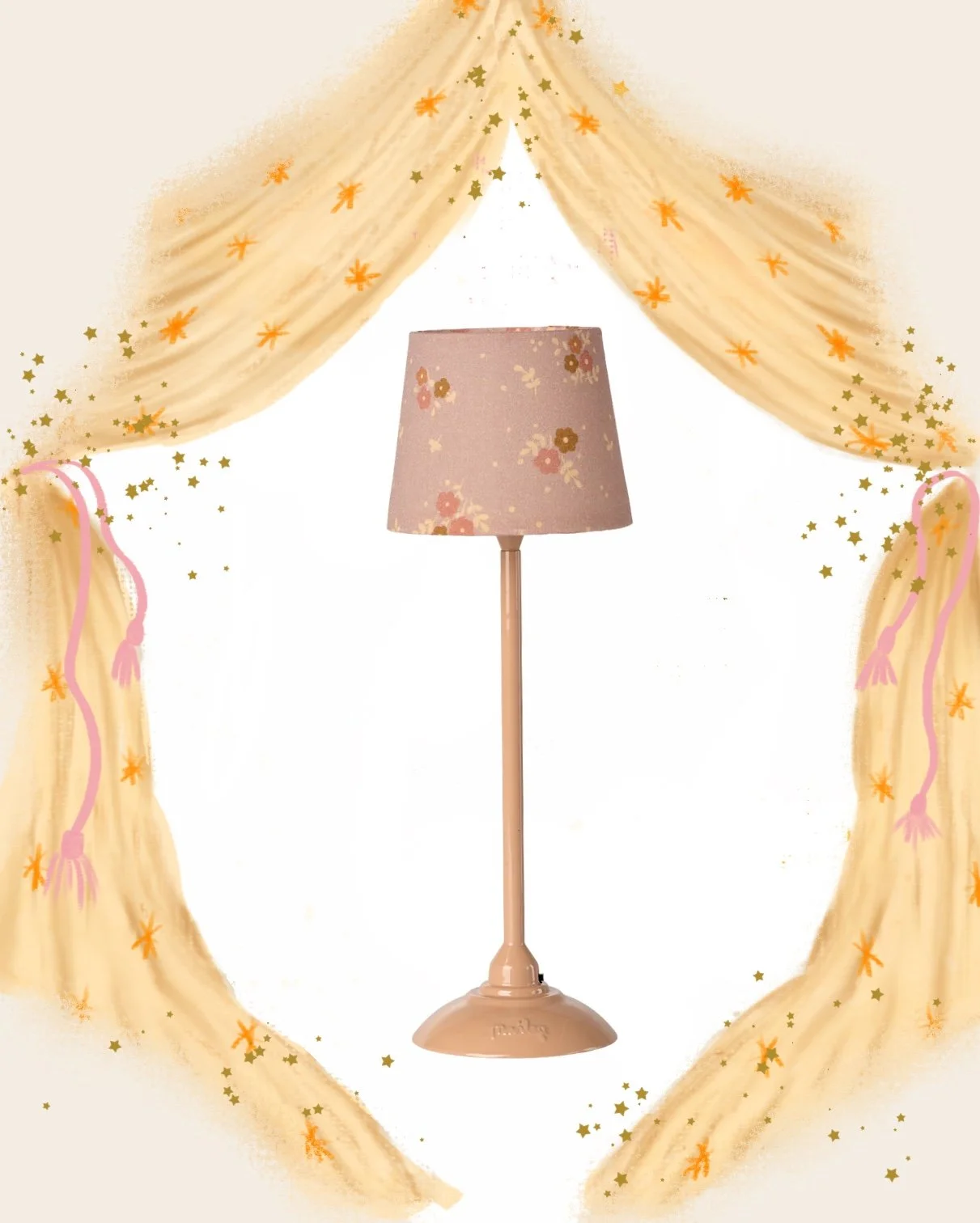 Preorder Dark Powder Miniature Floor Lamp