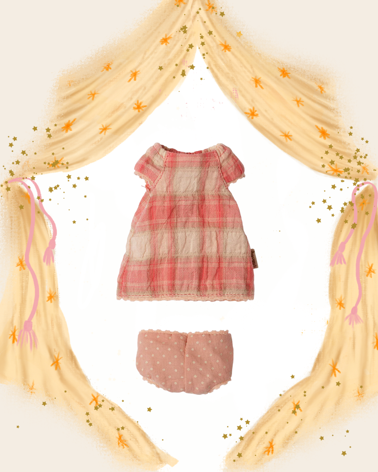 Teddy Junior Coral Dress