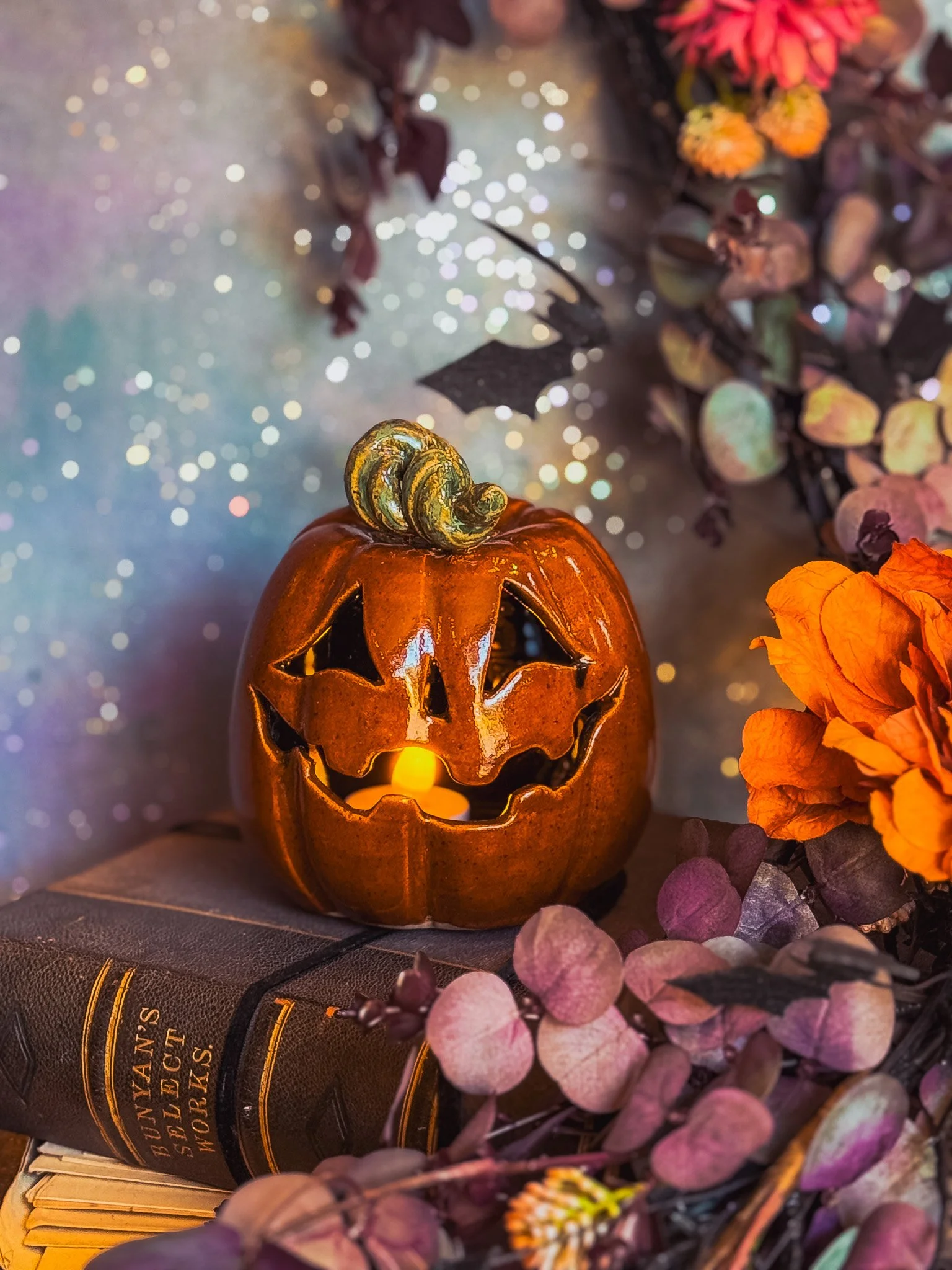 Wilfred the Ceramic Pumpkin by Old Town Ceramics
