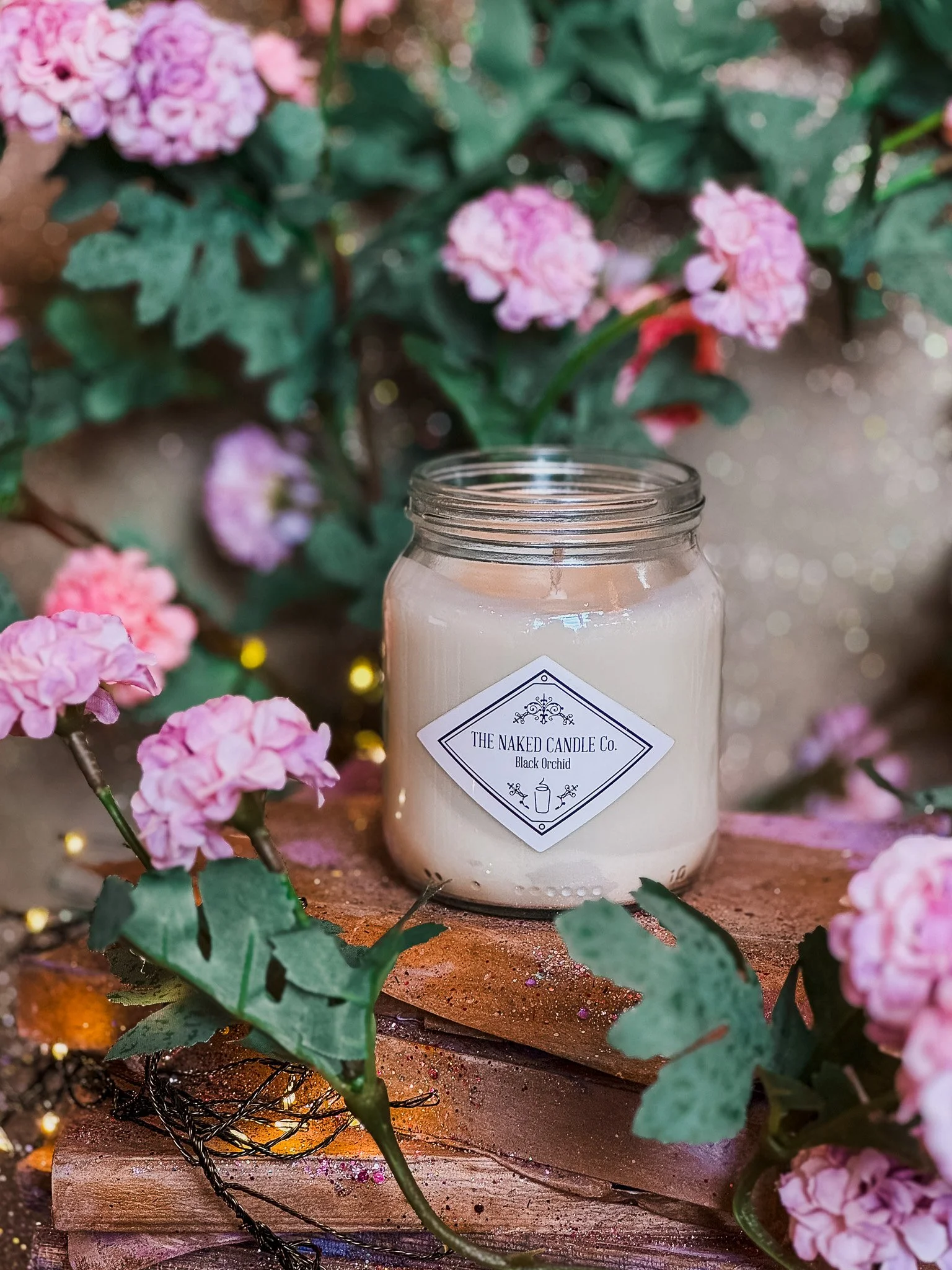 Naked Candle Company- Black Orchid