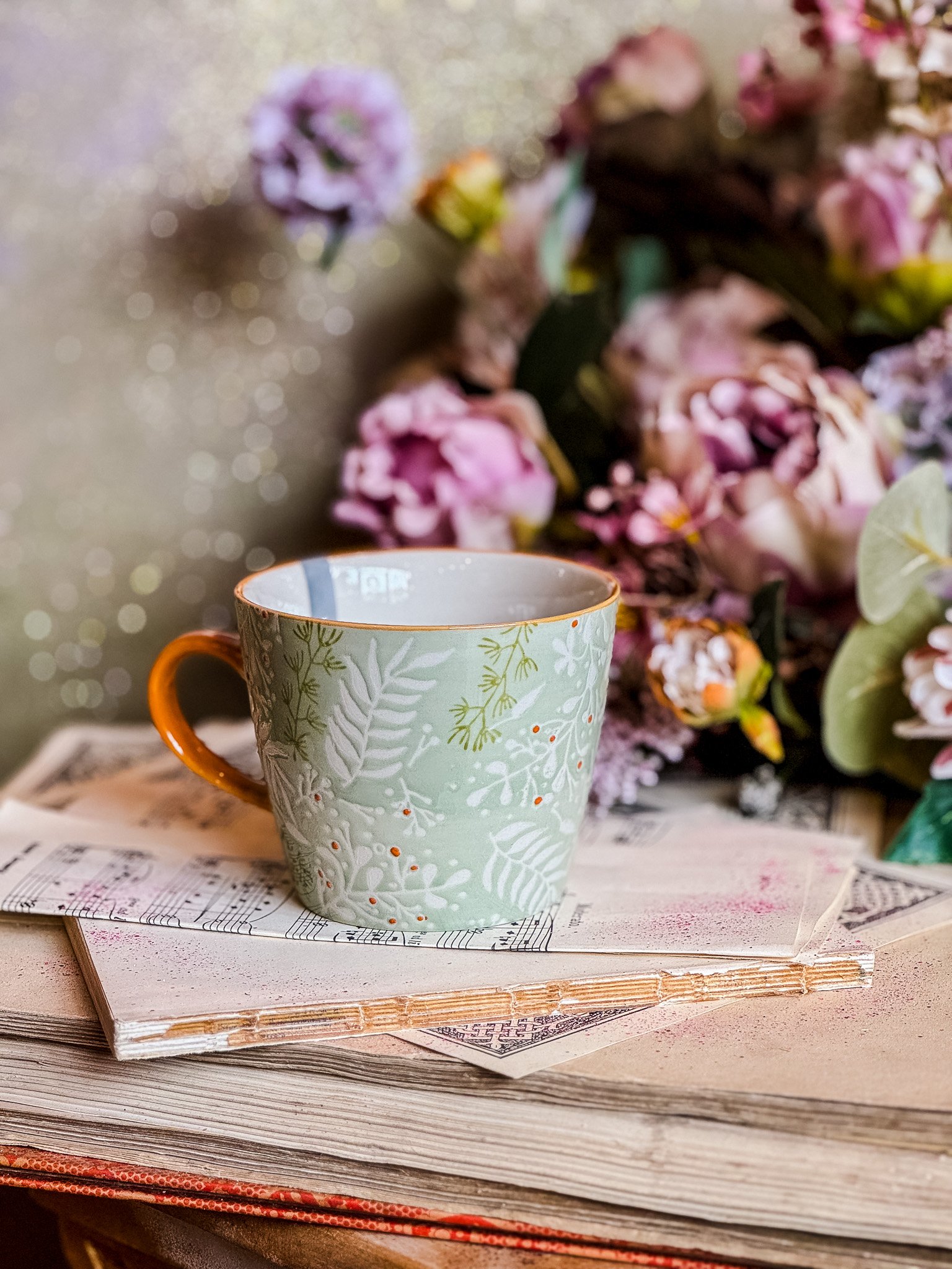 Green Fern Mug