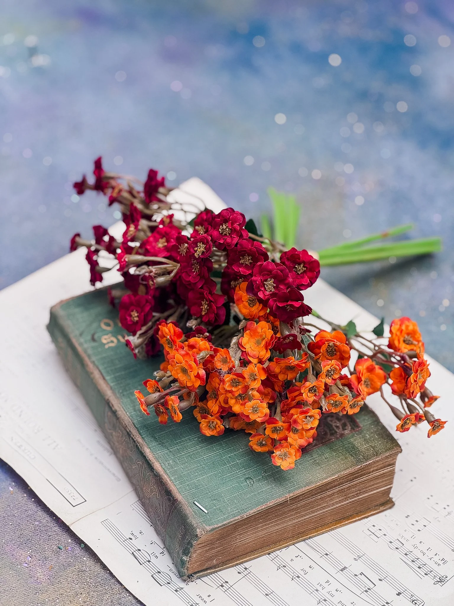 Autumn Miniature Rose Bunch