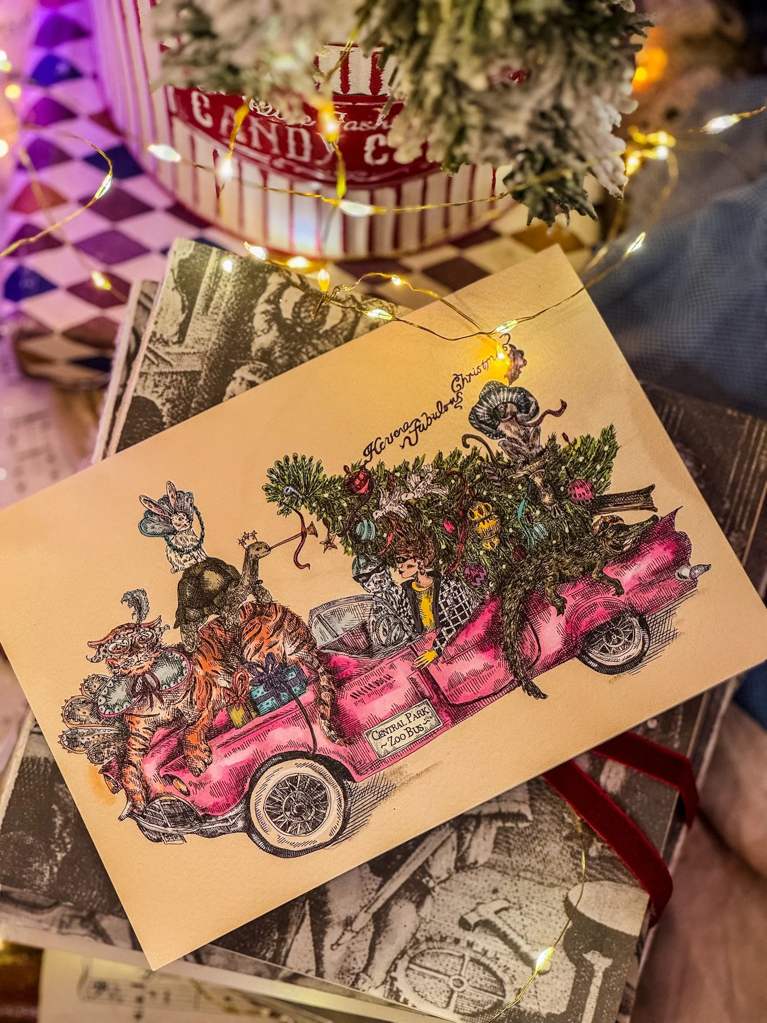 Bon Voyage Card by Gisela Illustrations