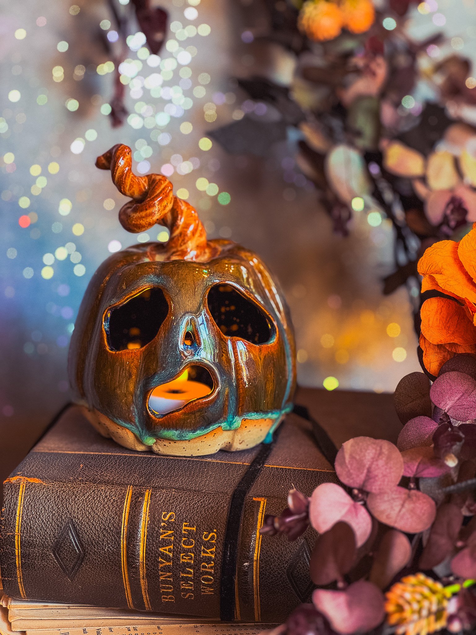 Angus the Ceramic Pumpkin by Old Town Ceramics