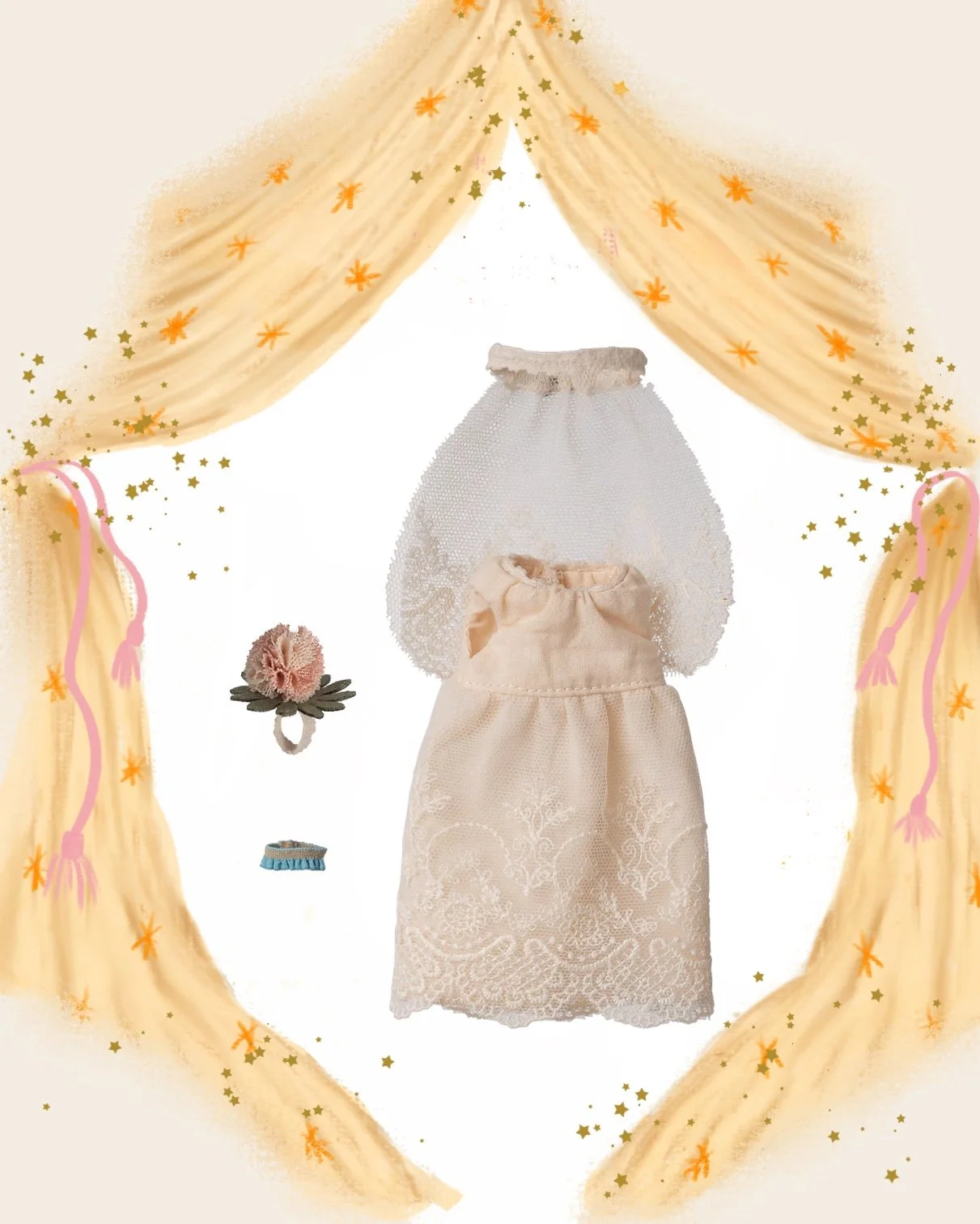Preorder Wedding Dress for Mum Mouse