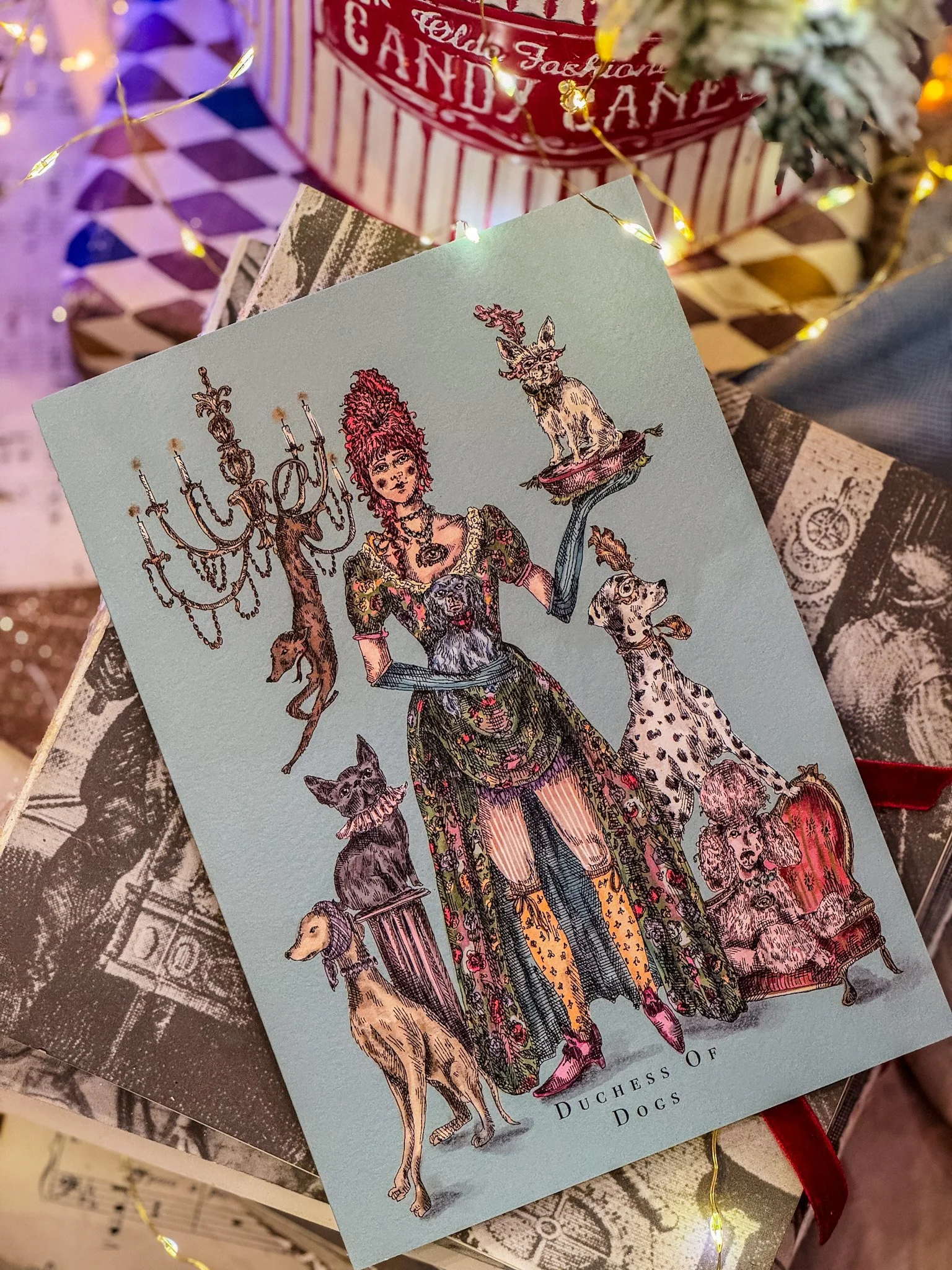 Duchess of Dogs Card by Gisela Illustrations