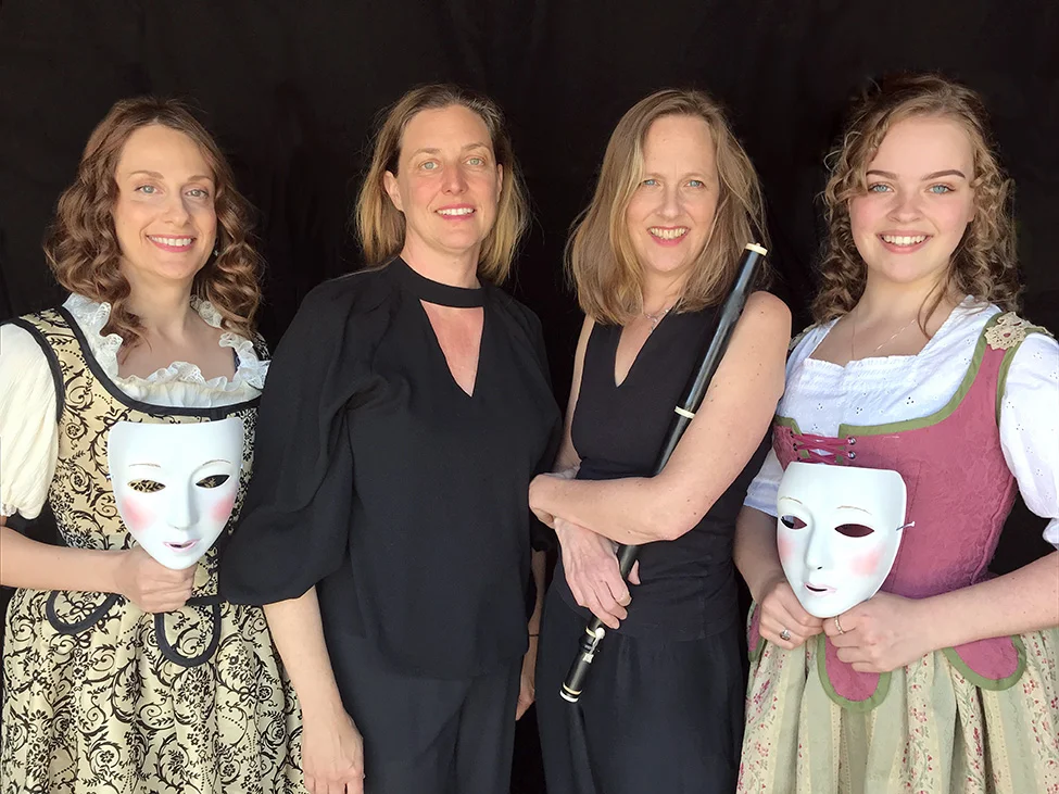 Jennifer Meller, Katherine Heater, Vicki Melin, and Irenie Melin-Gompper