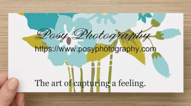Belinda J. Posy Photography - gift certificates available.