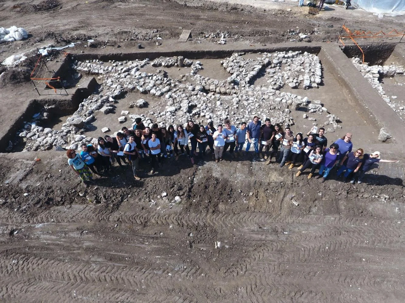 IAA Volunteers at the Site