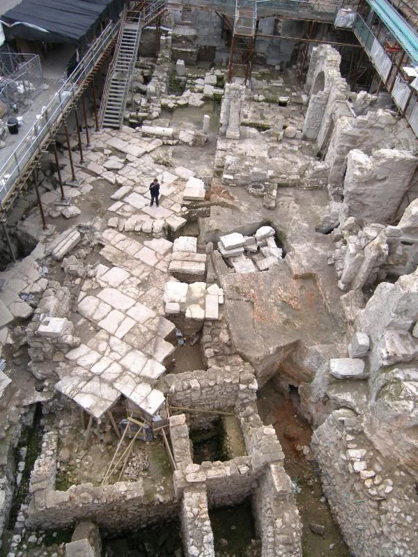 Unique Stamped Piece of Clay unearthed in the Western Wall Plaza in Jerusalem
