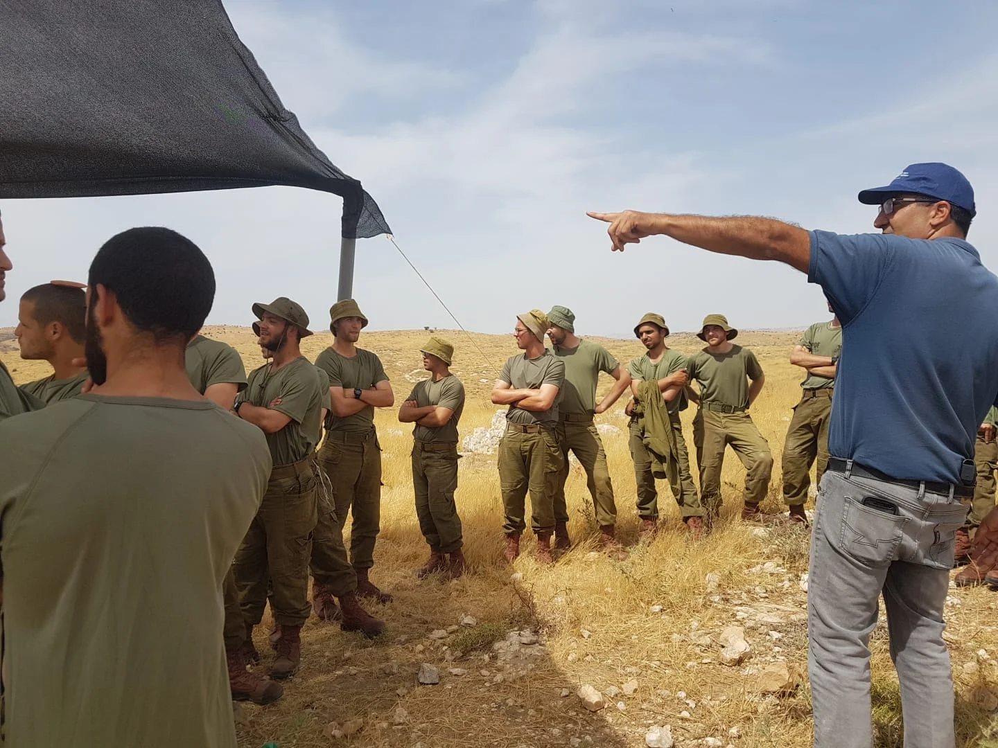 IDF soldiers at the excavation site. Courtesy, IAA.