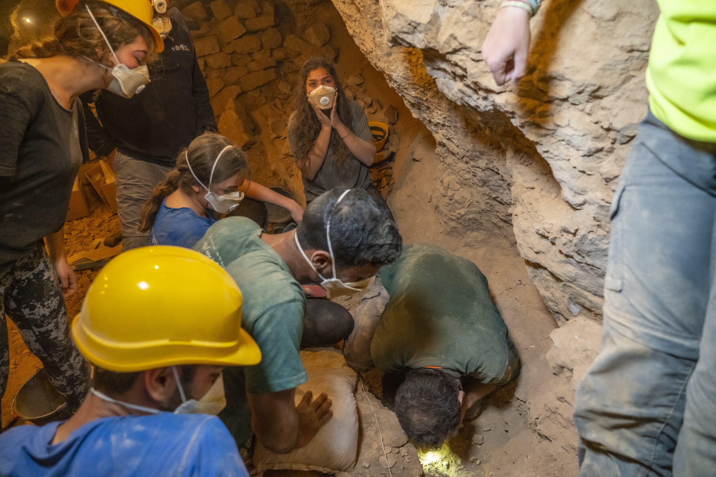 28.The moment youth discovered the ancient basket. Yaniv Berman Israel Antiquities Authority.jpg