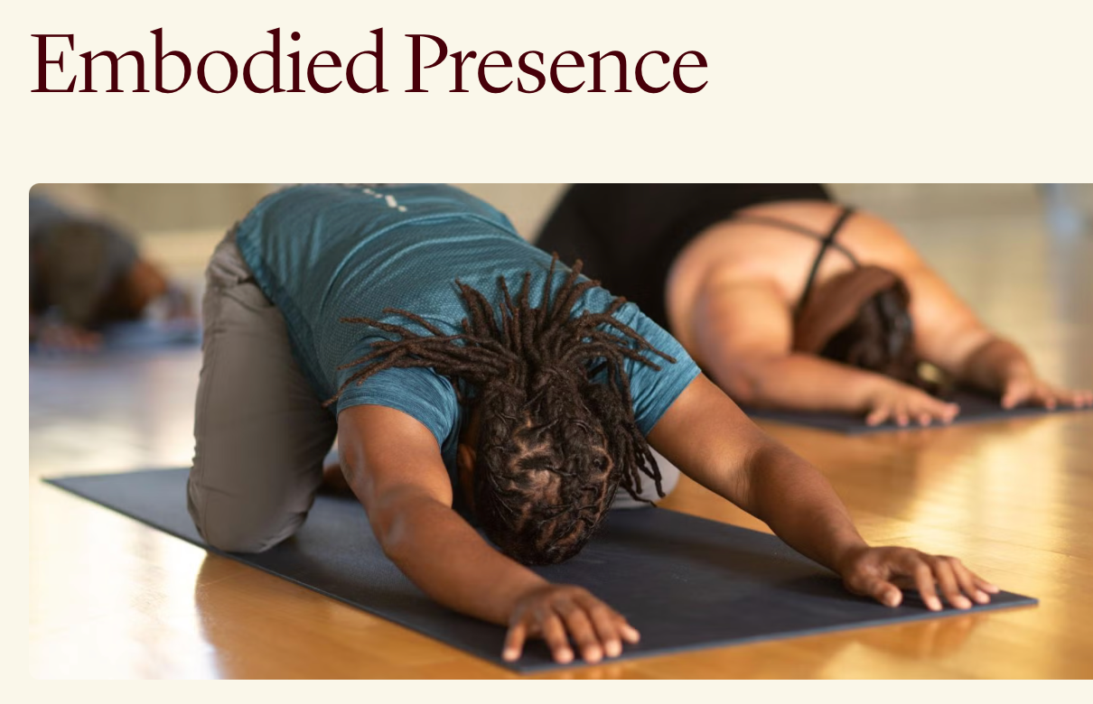 Embodied Presence | Kripalu Studio Online