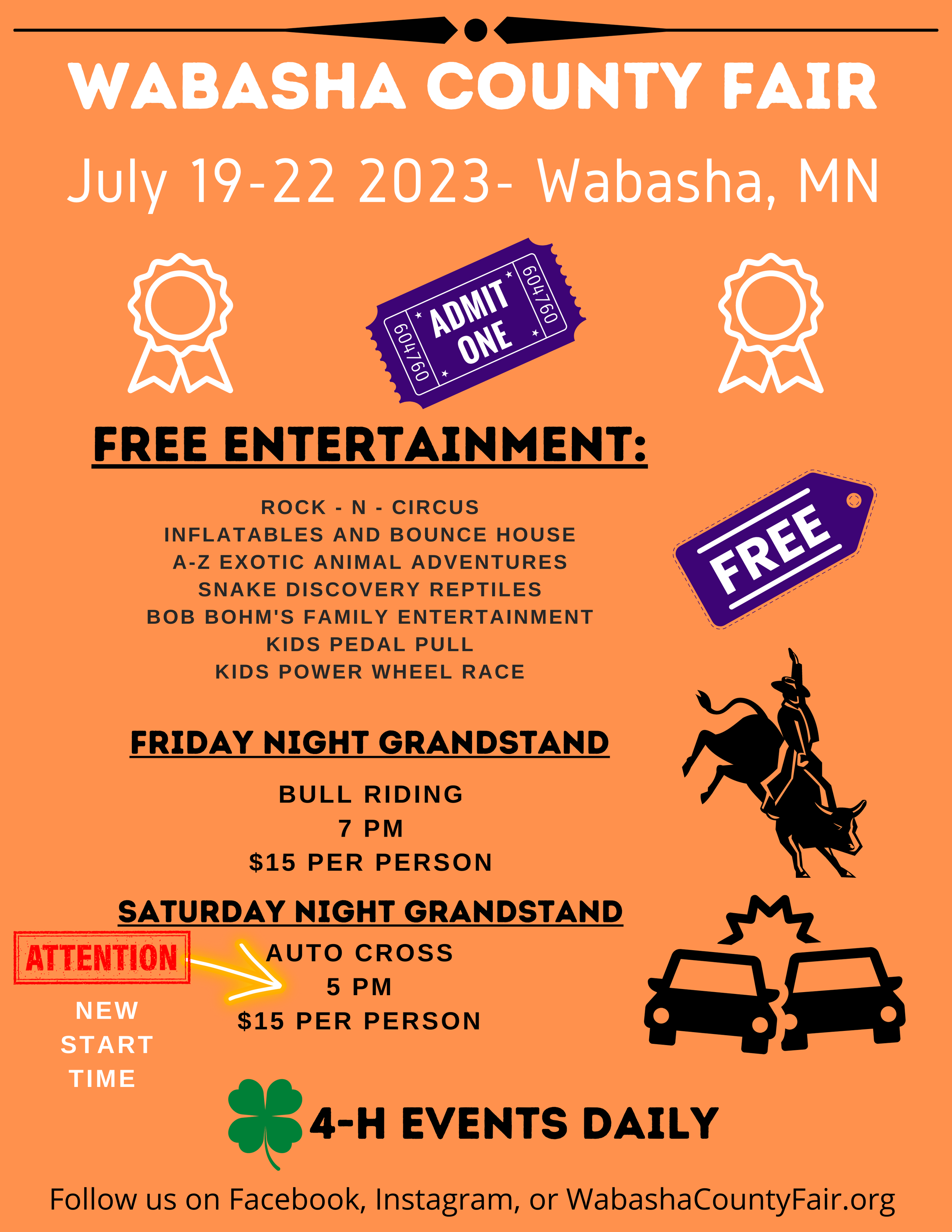 Wabasha County Fair, Festival