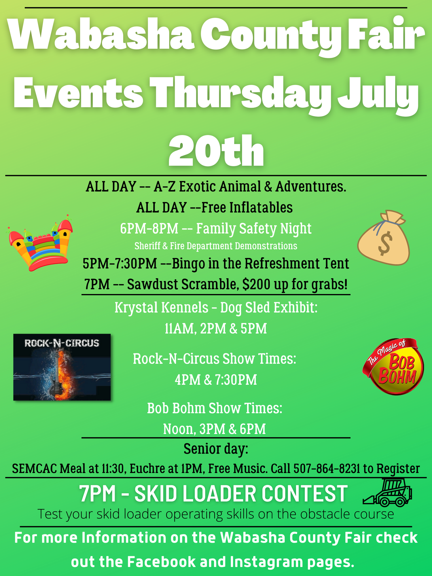 Thursday — Wabasha County Fair