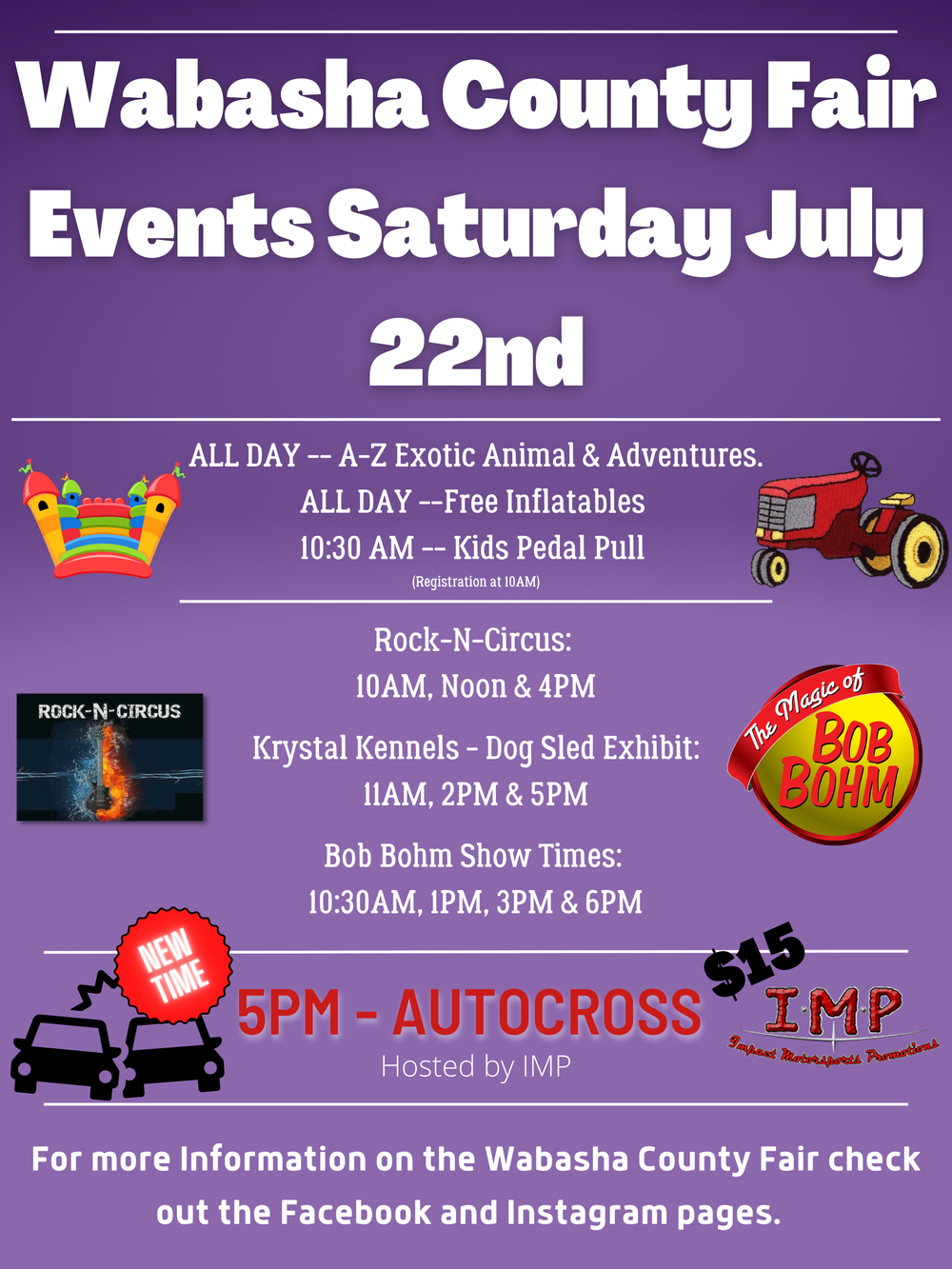 Saturday — Wabasha County Fair