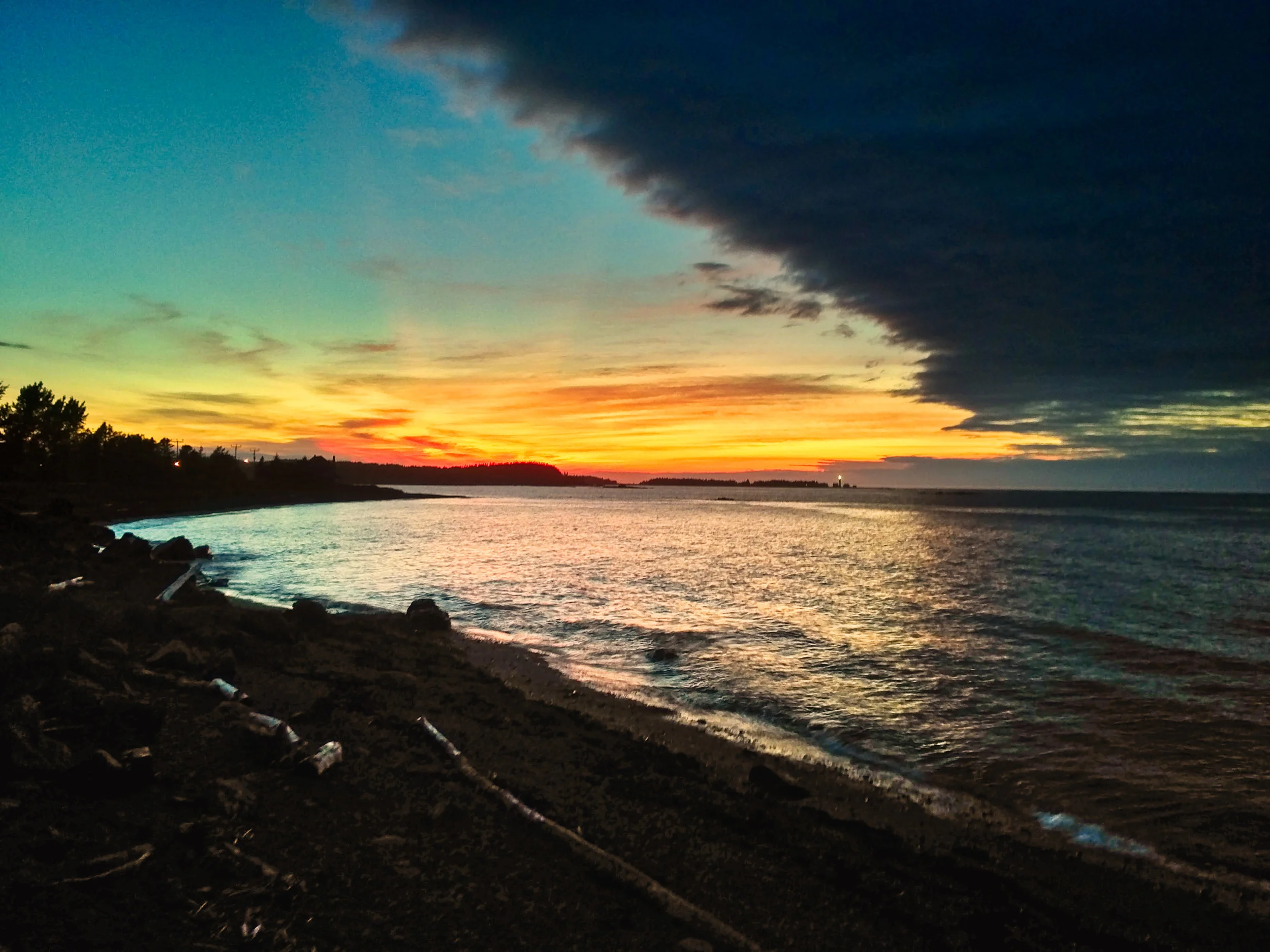 Front moving in Metis sur Mer