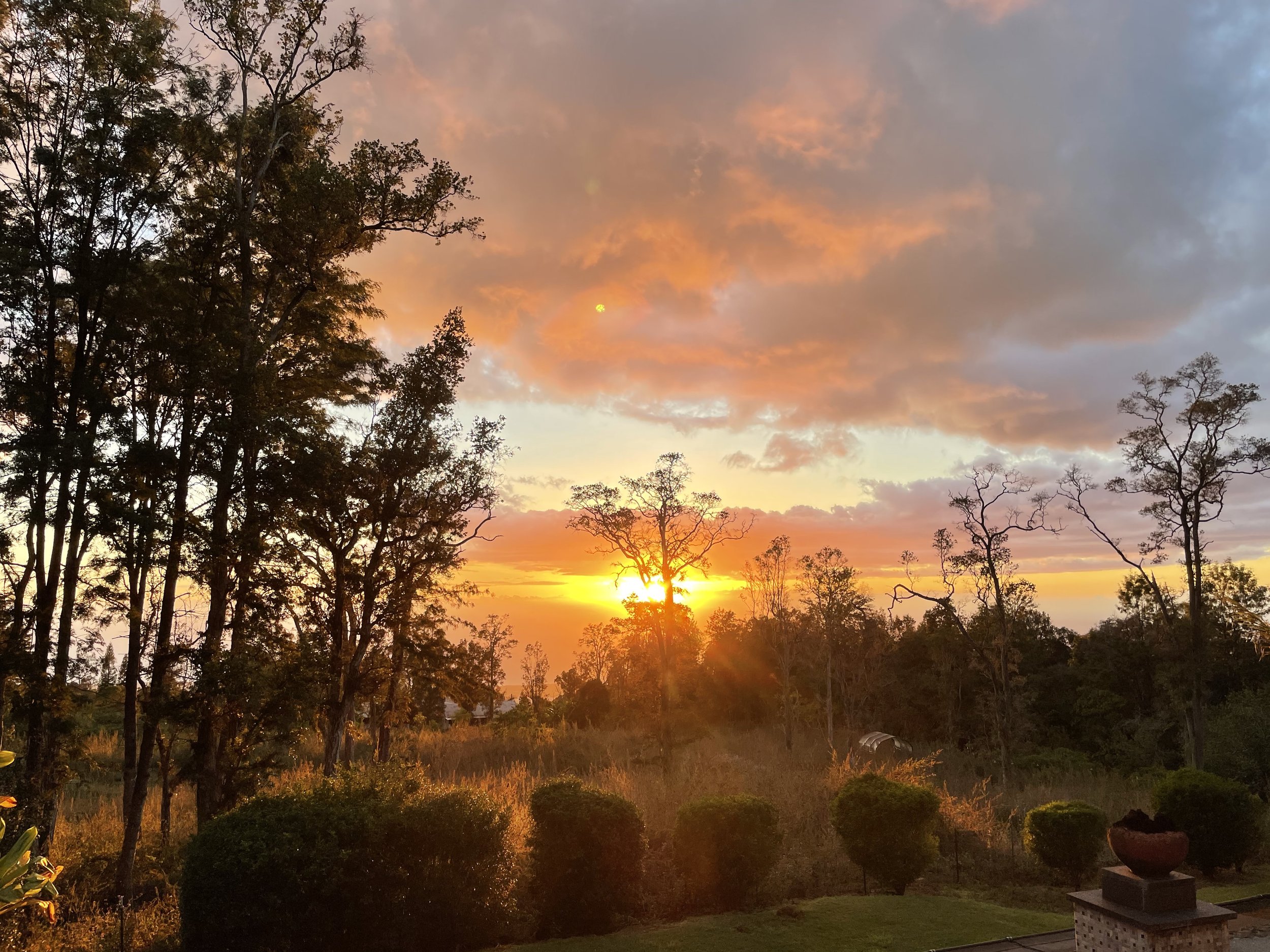Sunset on the Big Island, Hawaii