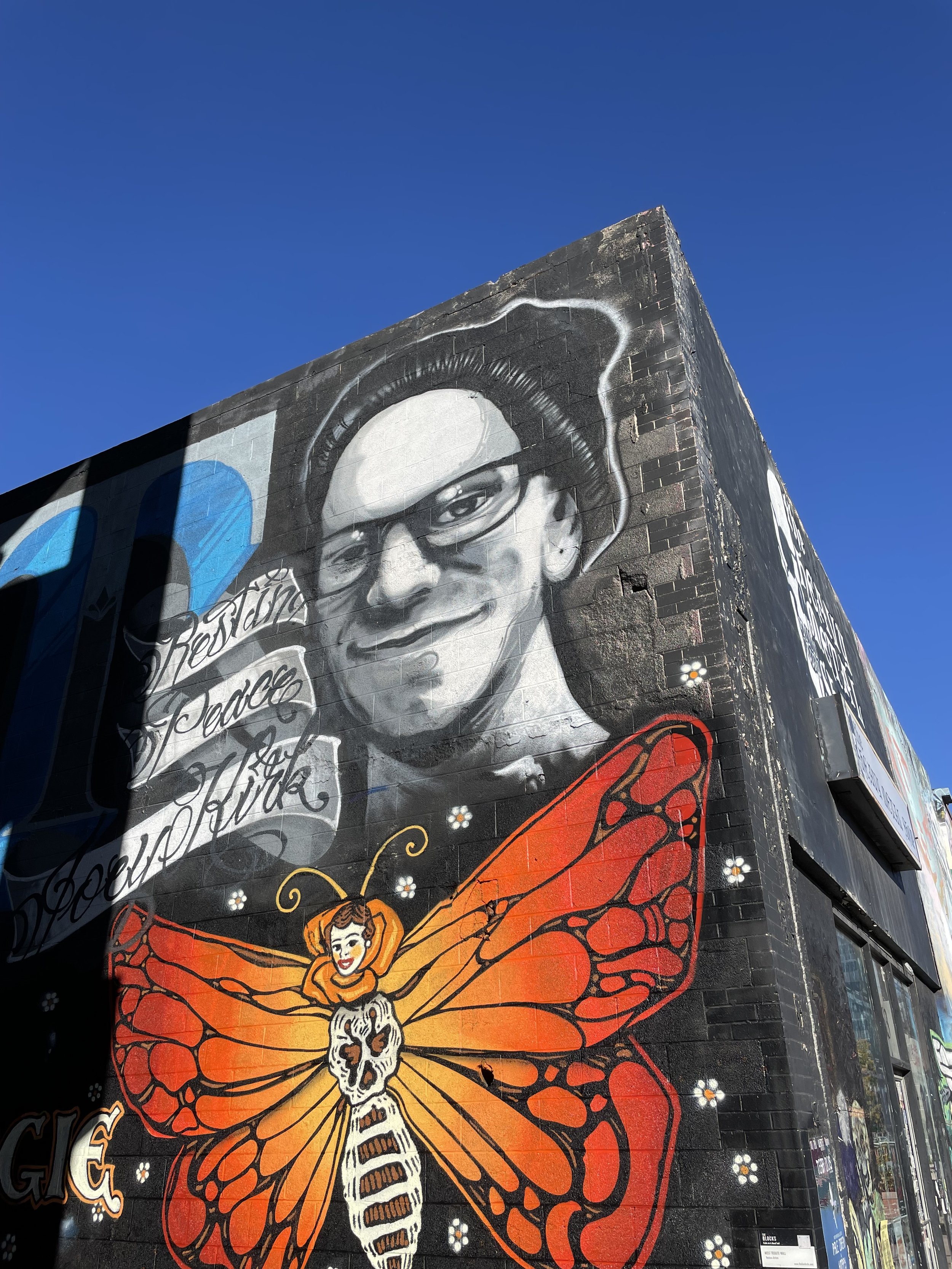 Mural on side of building