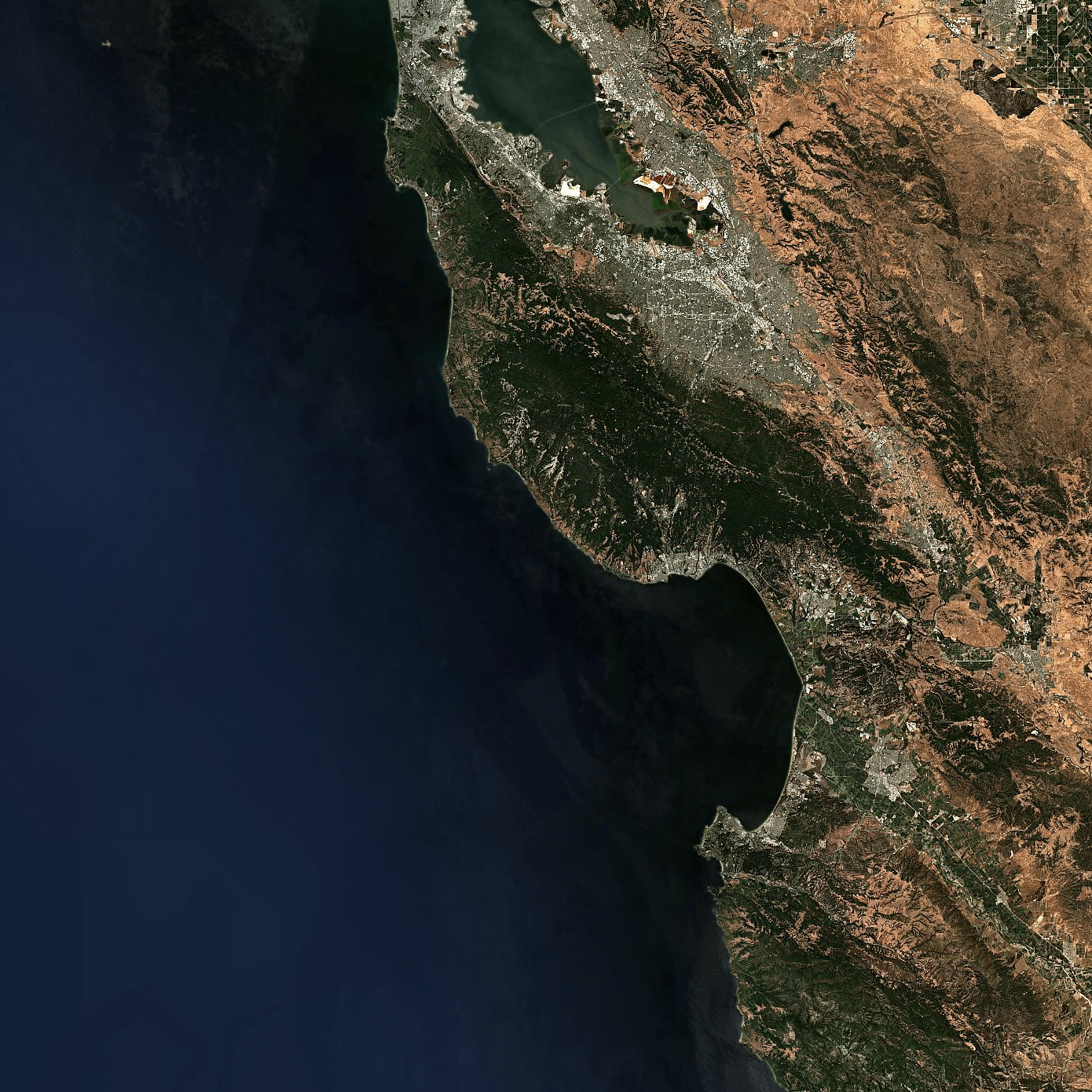 Map of Santa Cruz, CA