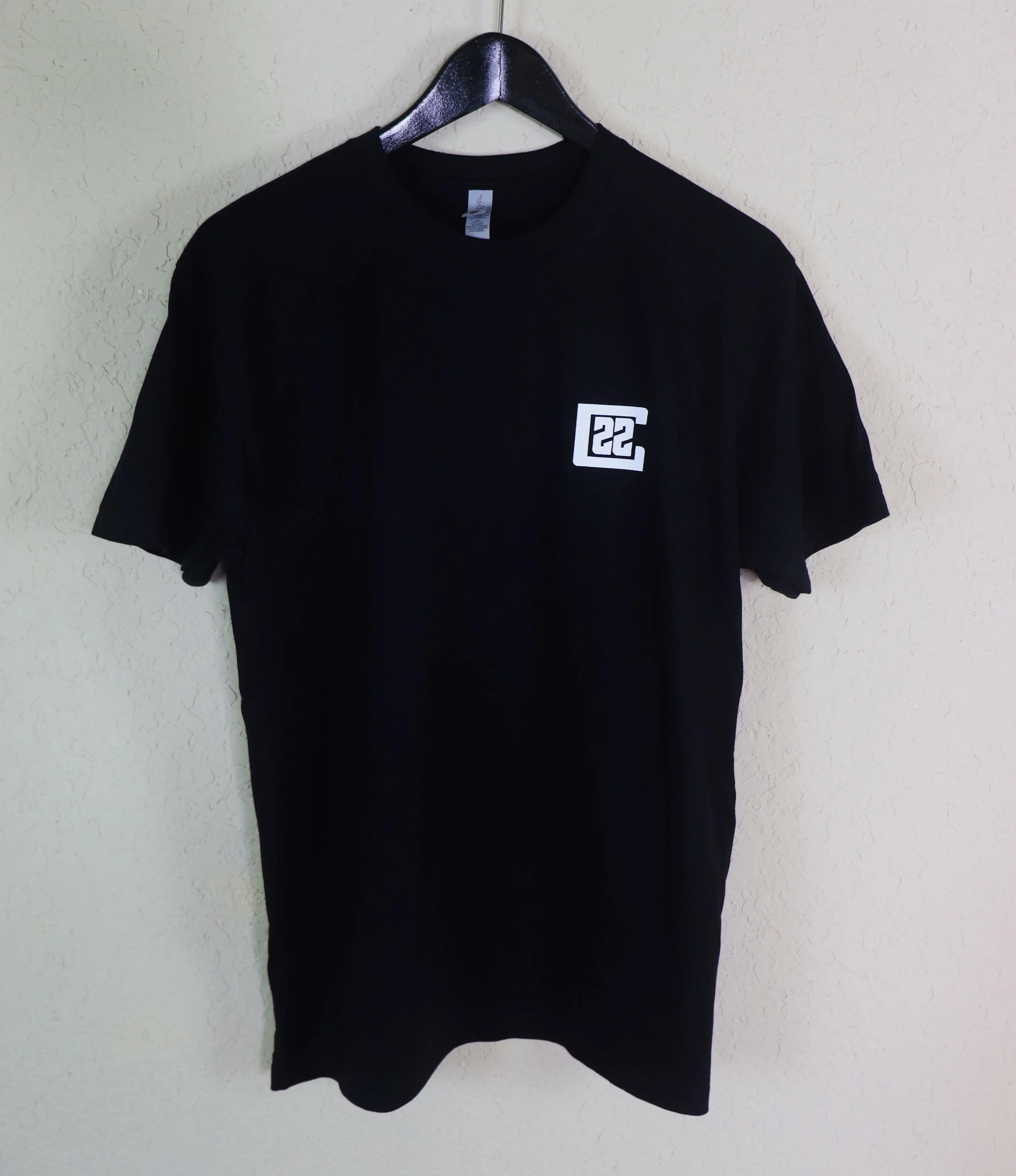 C22 black casual tee 