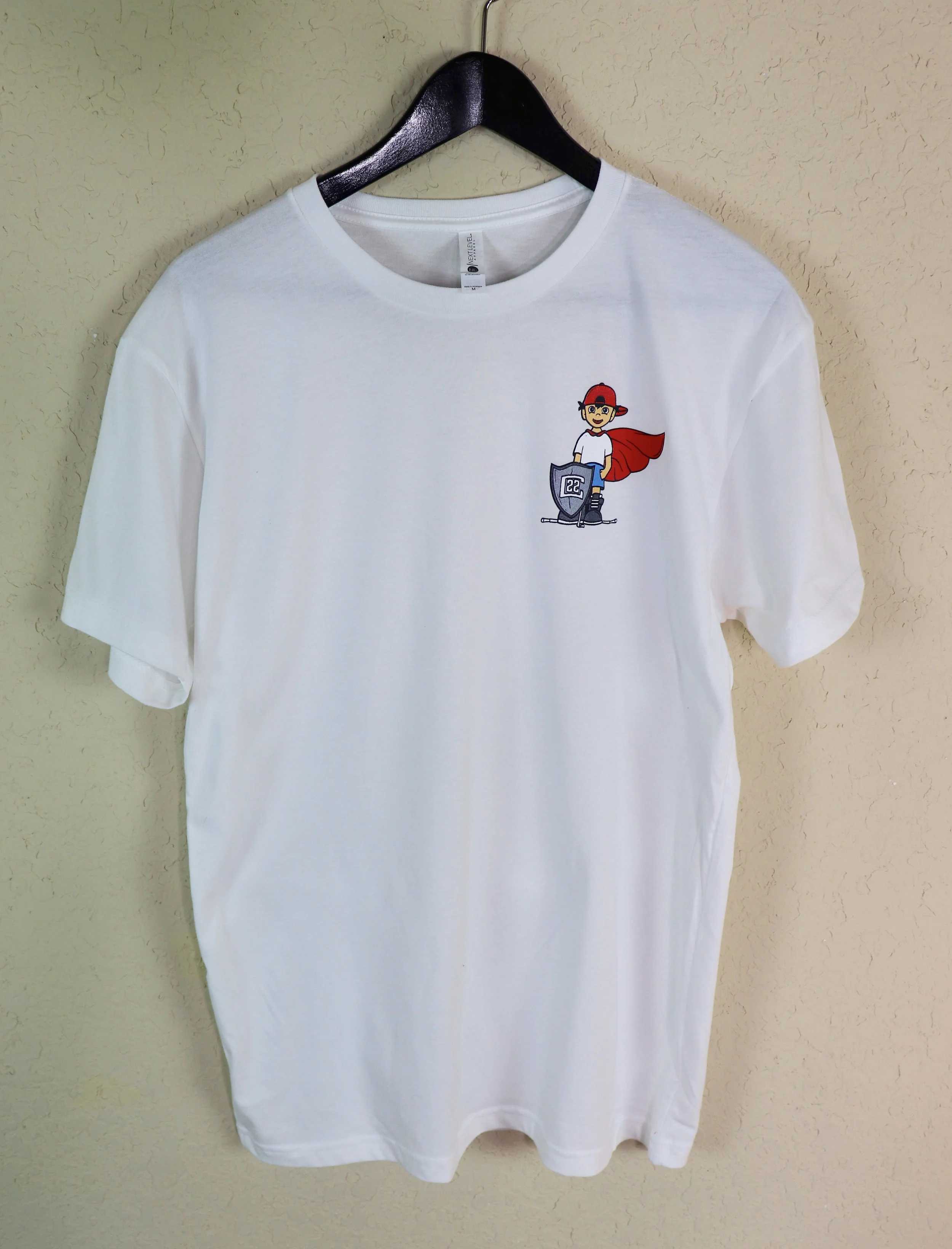 Catch22 mascot tee white