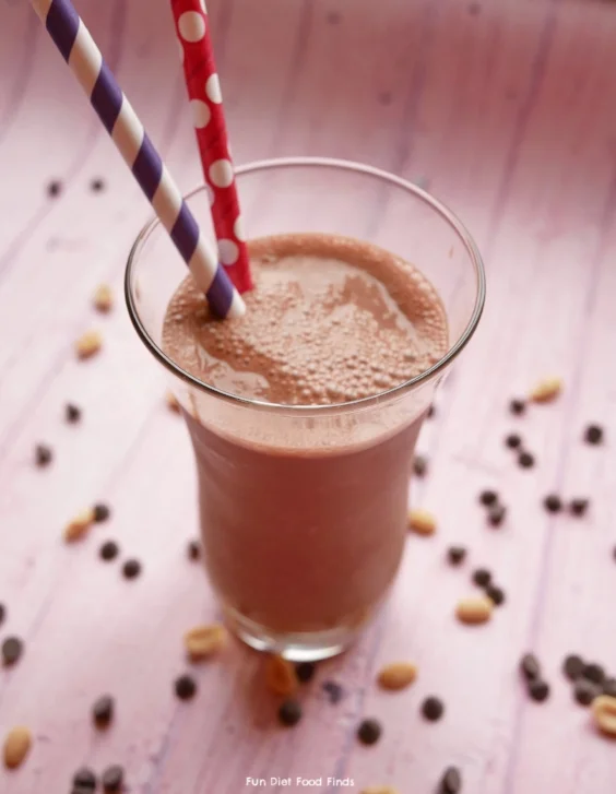 Guilt-Free Chocolate Peanut Butter Milkshake