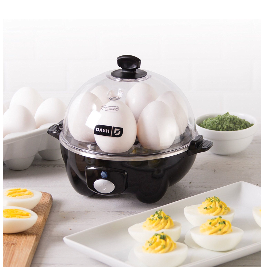 Deluxe Egg Cooker, Easy & Delicious Eggs Every Time, Dash