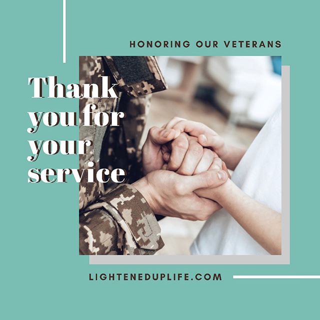 Today we honor our Veterans for their service and sacrifice! 🇺🇸 Protecting and fighting for our country is a heavy weight to bear. Lighten up a Veteran&rsquo;s life by thanking them for their service today. 🇺🇸💕