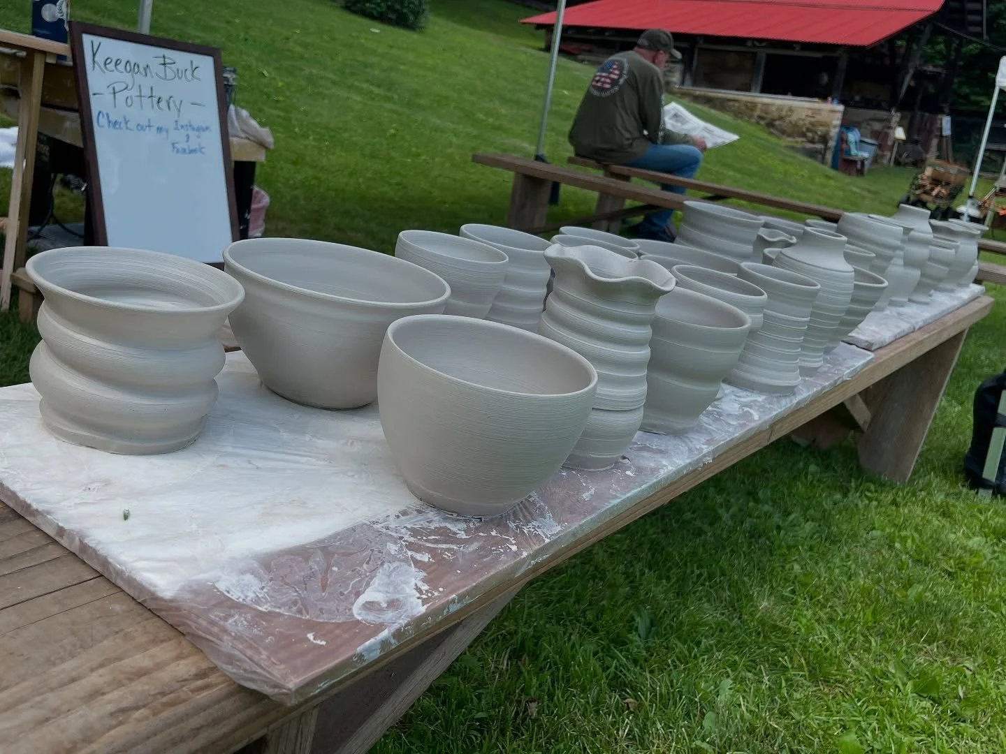 A great day of demoing @stahls_pottery today!!!