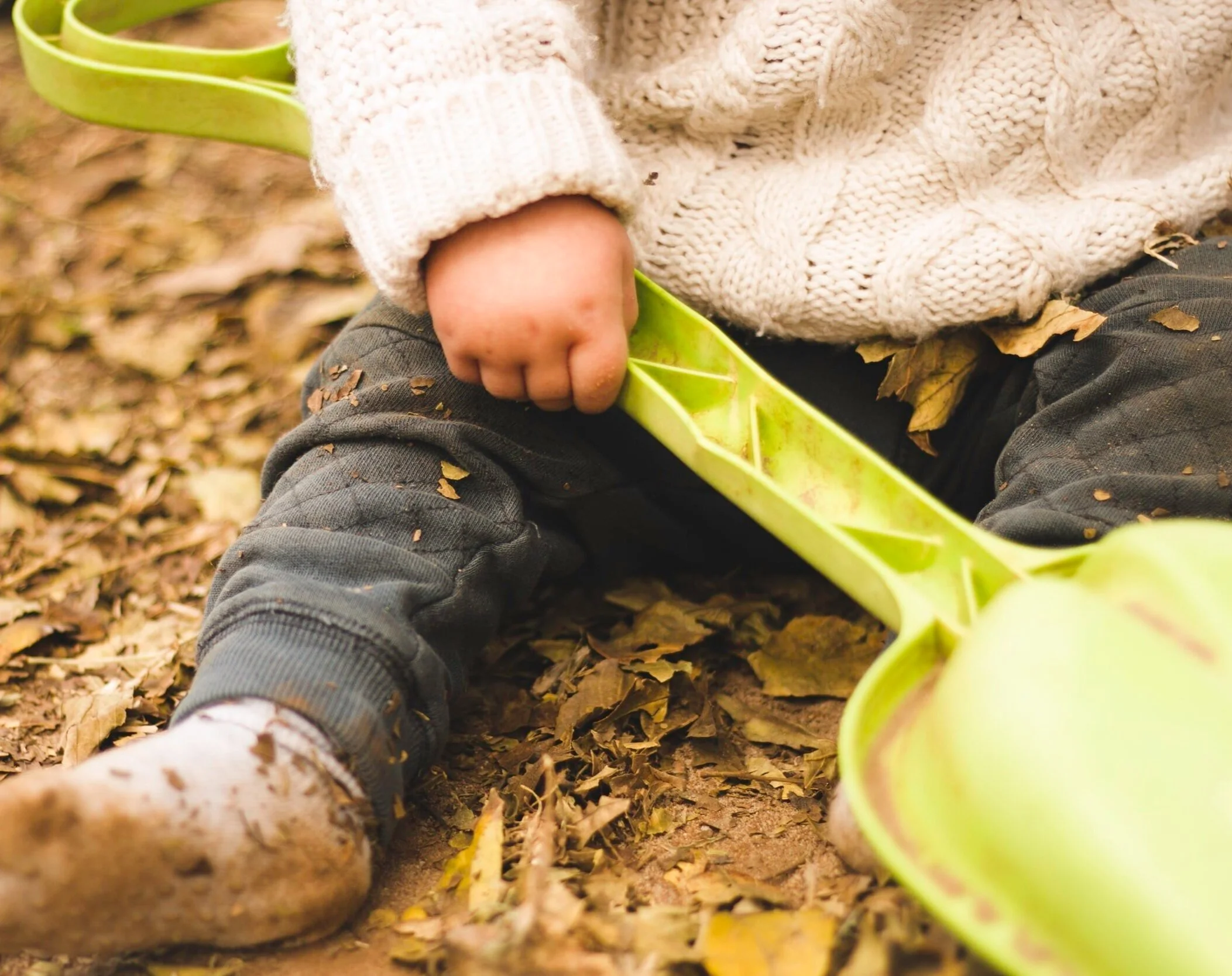 What is the baby doing?