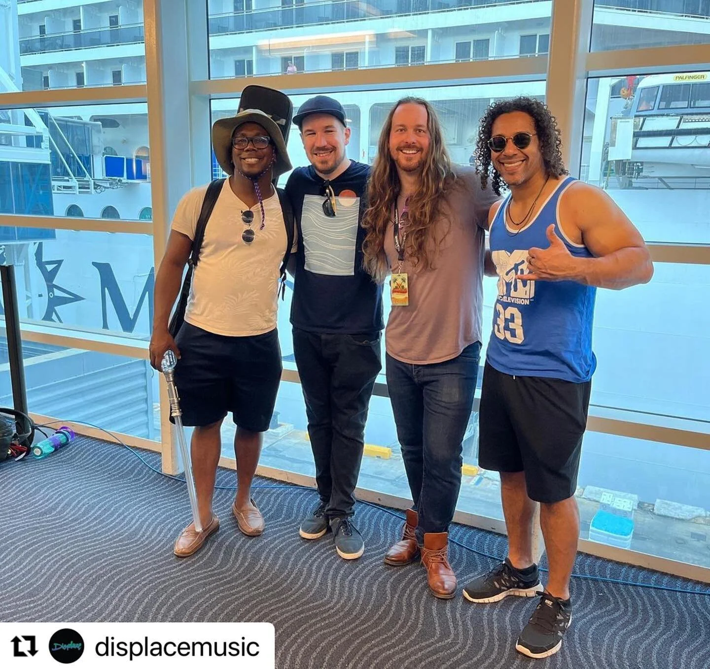 See y&rsquo;all in a week! ❤️

#Repost @displacemusic with @use.repost
・・・
🛳️ Bon Voyage! And we are off to jam on #jamcruise19. See y&rsquo;all in a week! 🤙

#Displace #DisplaceMusic #funk #funkfusion #indierock #jamband #jam #floridamusic #livemu
