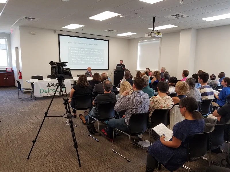 Public Hearing to Deprivatize Delco's Prison