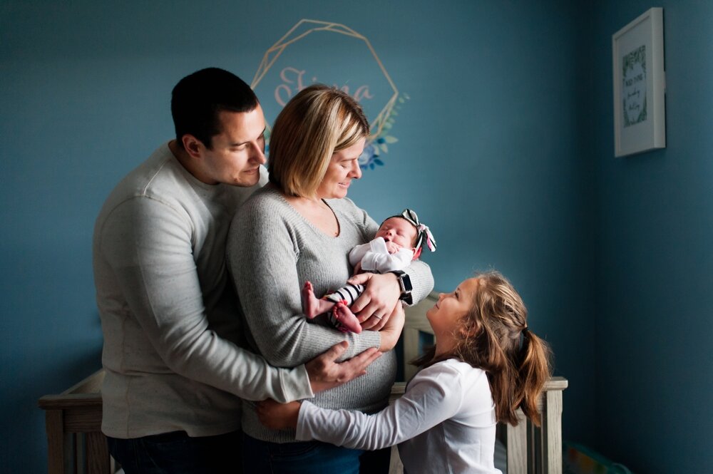 Baby Fiona Lifestyle Newborn Session — Indy Family Photo