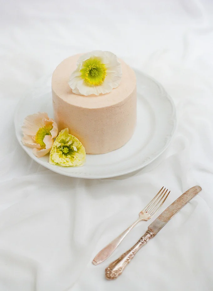 Lemon Thyme Cake with Rhubarb