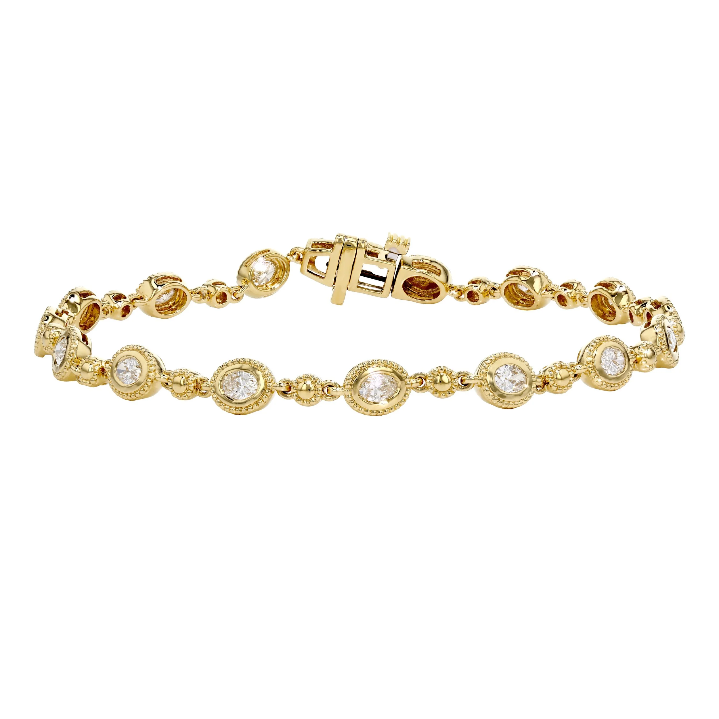 Diamond Oval Bracelet