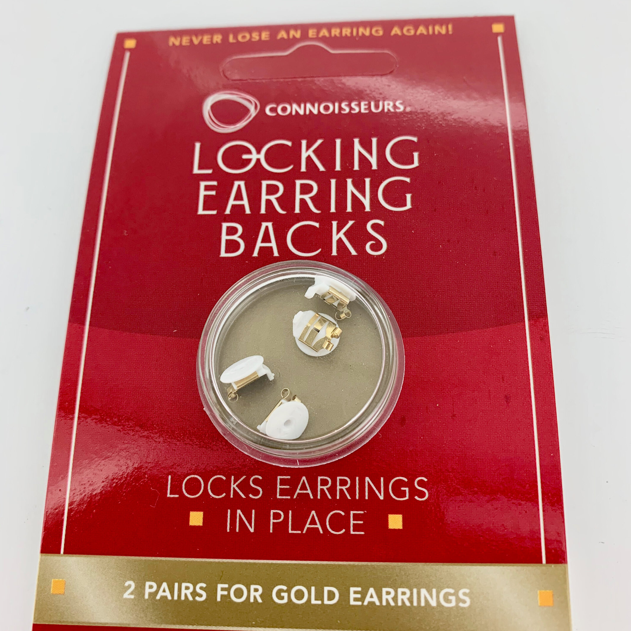 Locking Earring Backs - Gold — Leonard Jewelry