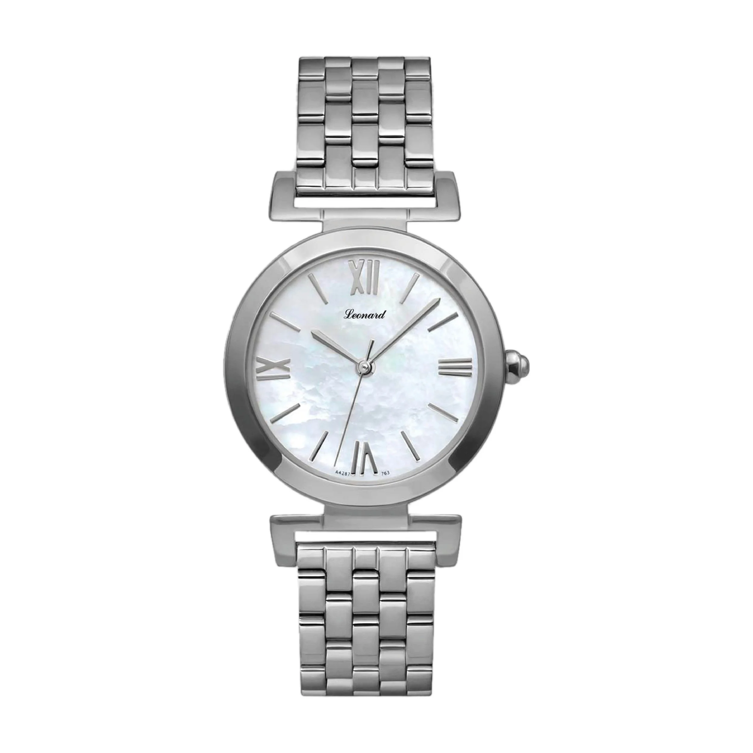 New LEONARD Watch .34 carats of Diamonds and Black Mother of Pearl Face Rolex Datejust Diamond Bezel Watch 31mm Green Mother of  main image 2