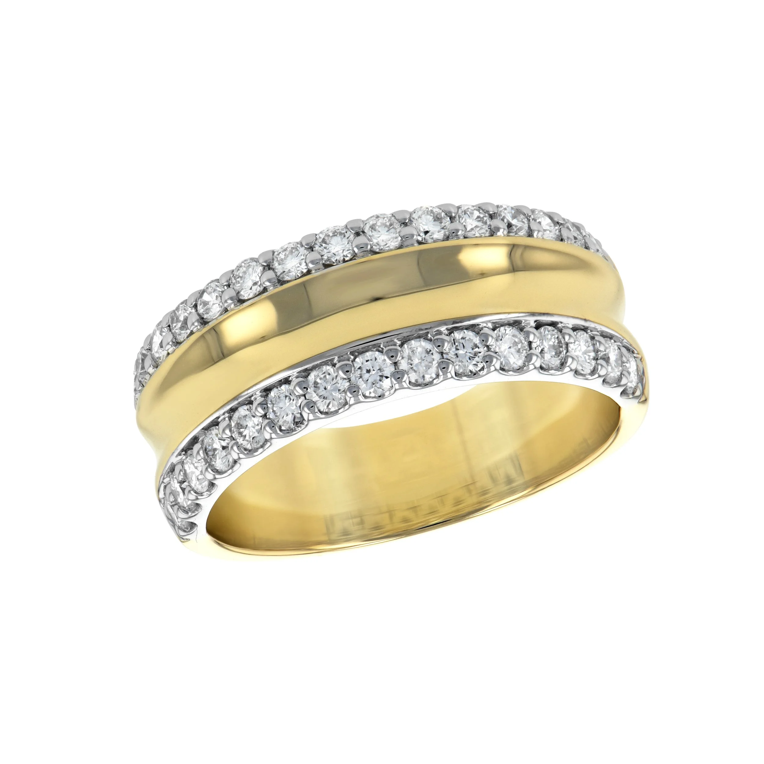 Diamond Double Row Ring