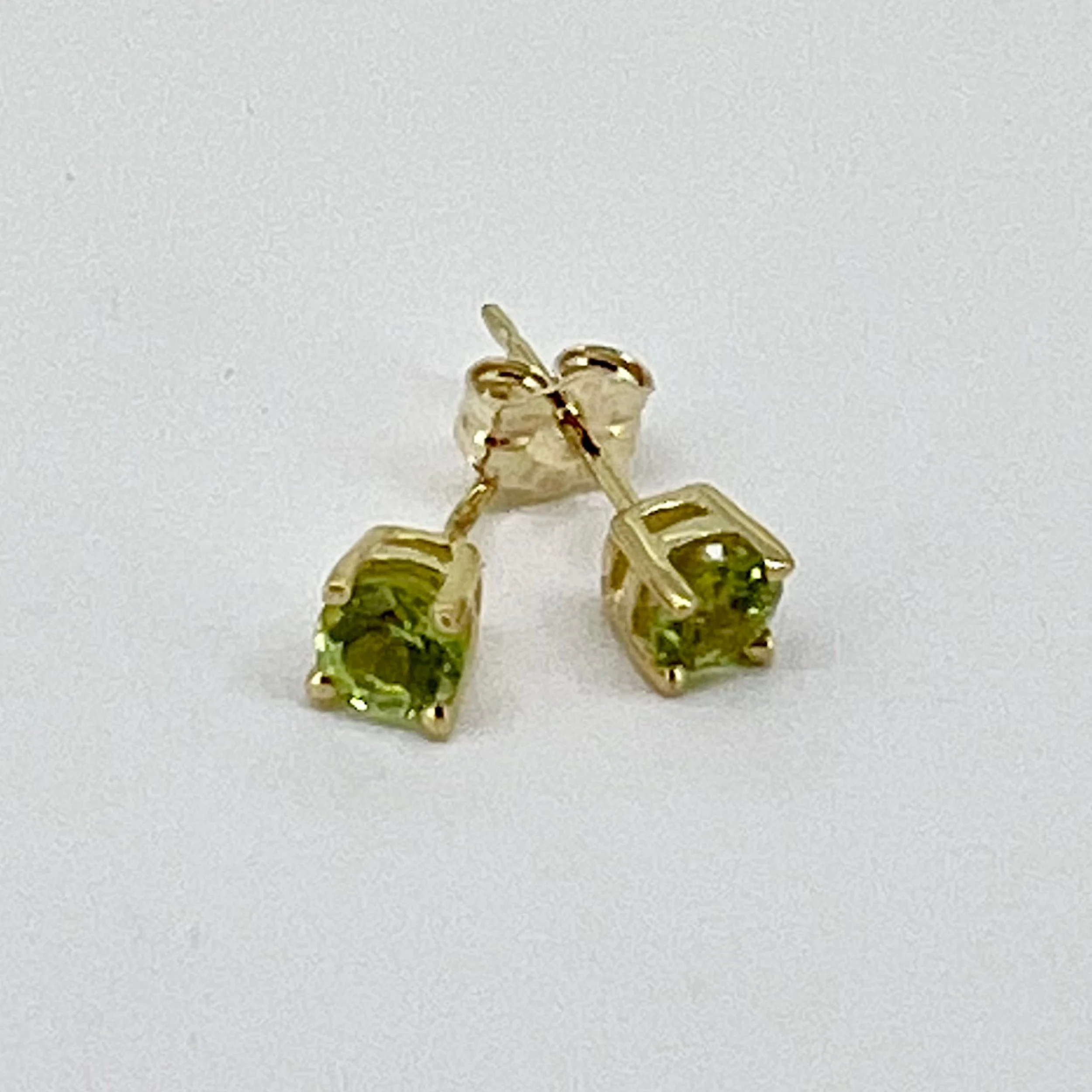Peridot Stud Earrings