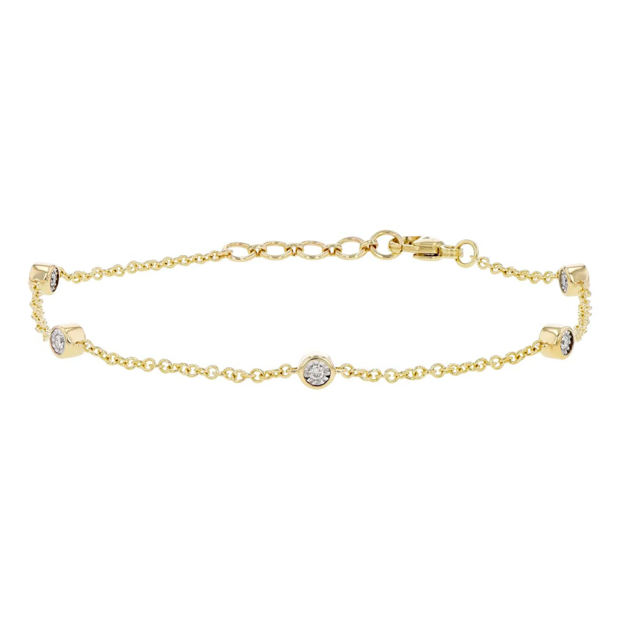 Diamond Spaced Bracelet