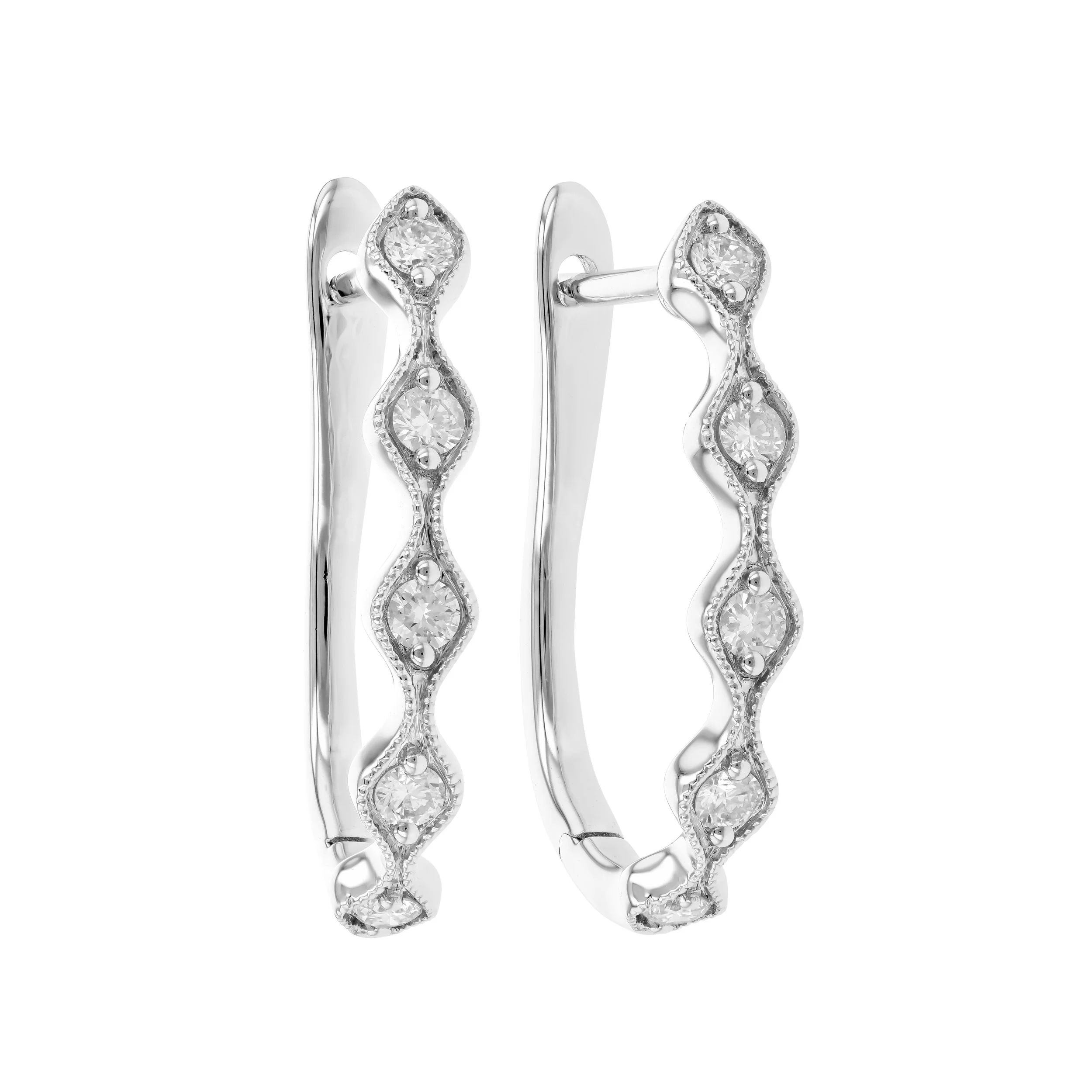 Diamond Vintage Inspired Earrings