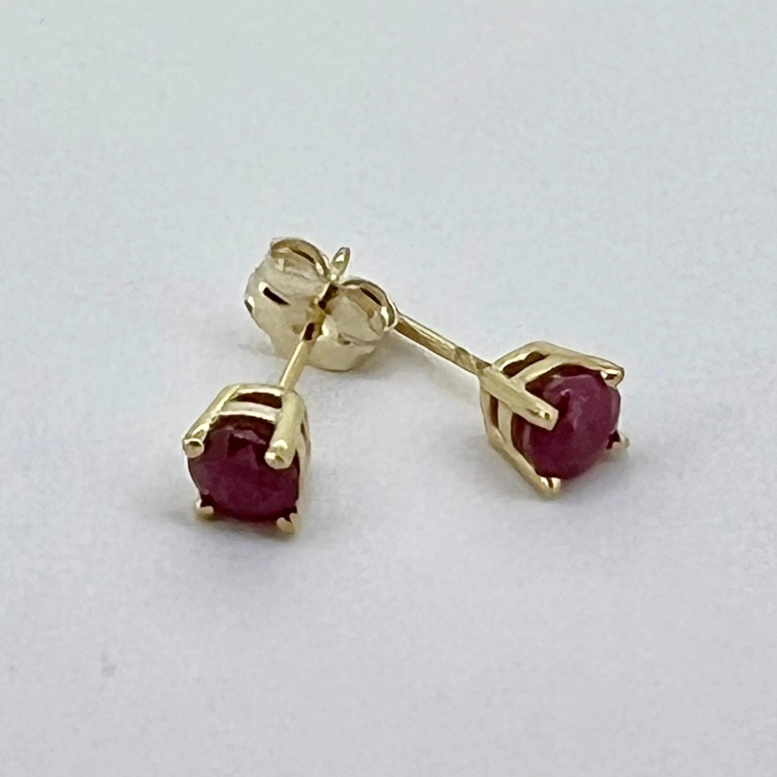 Ruby Stud Earrings