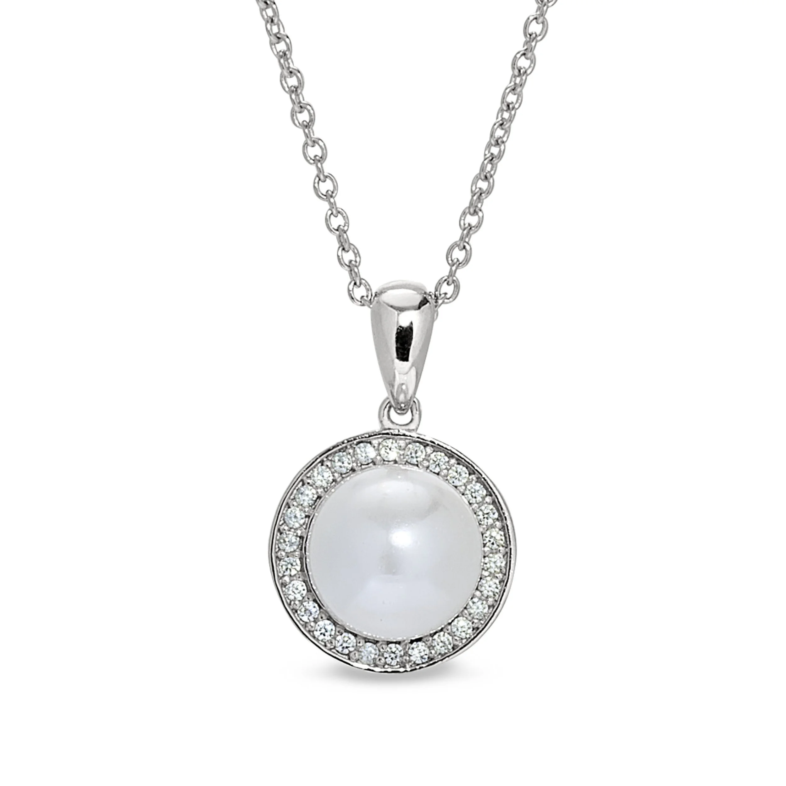 Pearl Halo Pendant