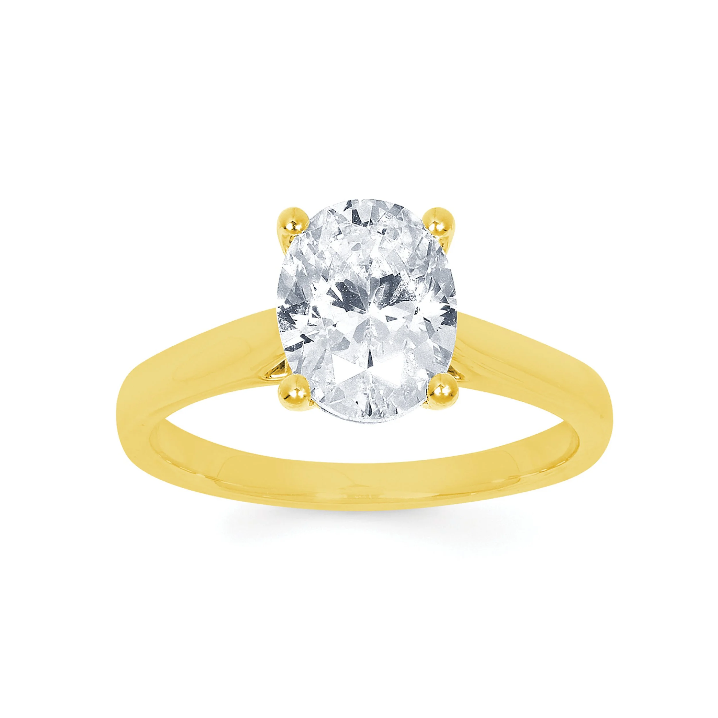 Lab-Grown Diamond Oval Shape Ring