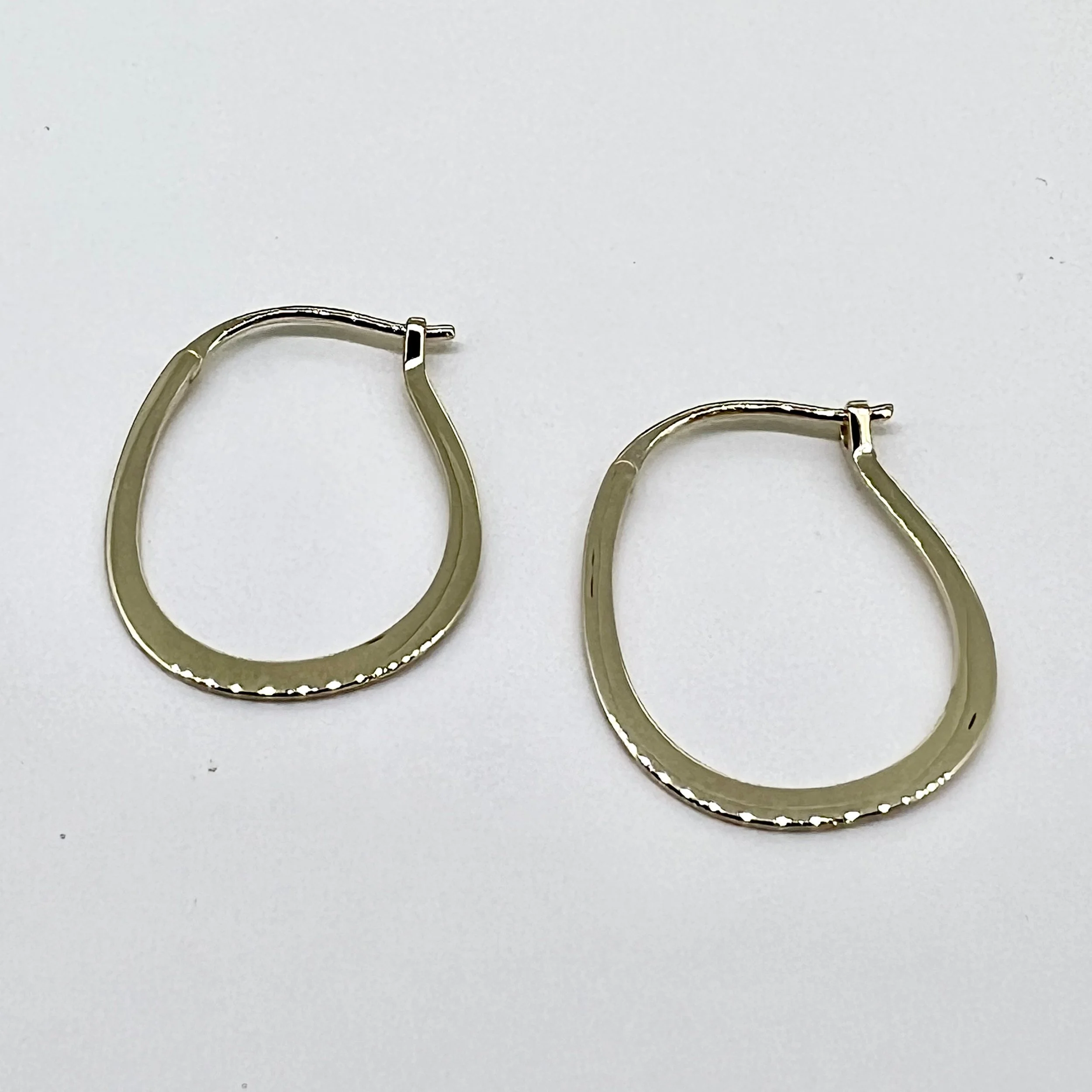 U Shape Hoop Earrings